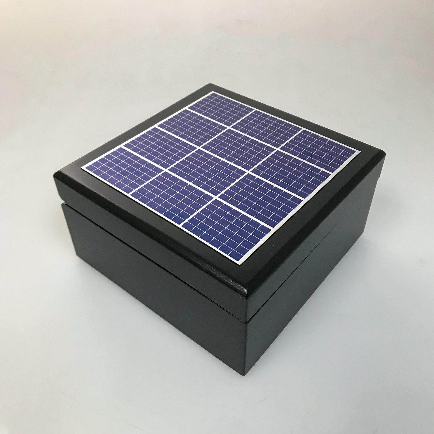 Hinged Lid Box, 5" x 5" x 2.5" 2