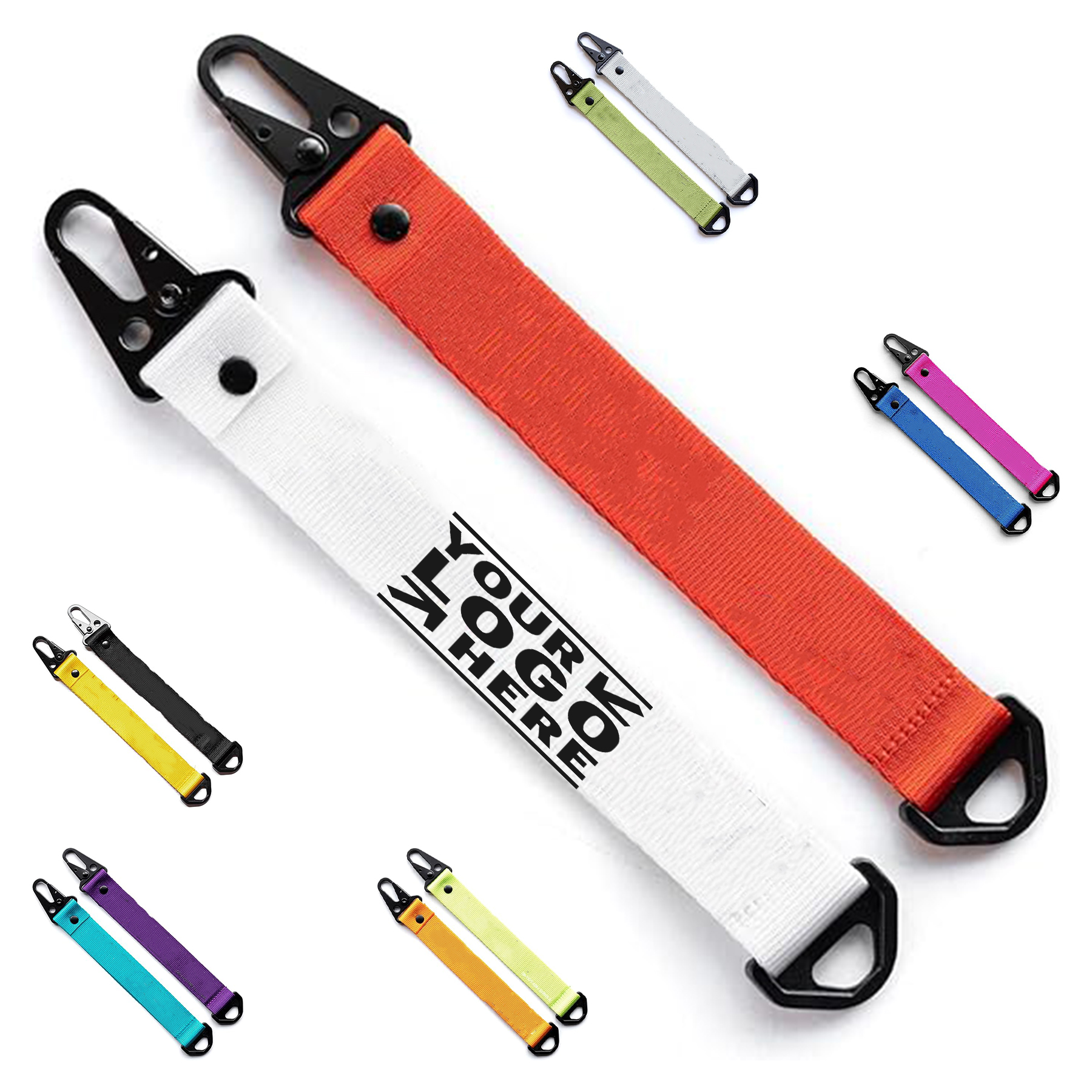 Techwear Cyberpunk Graphic Keychain Hang Tag
