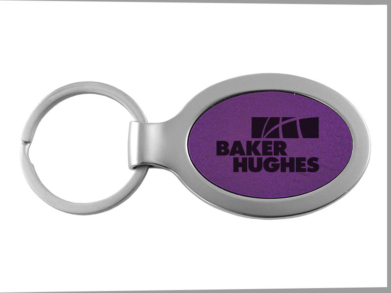 Ultra-Suede Oval Key Chain