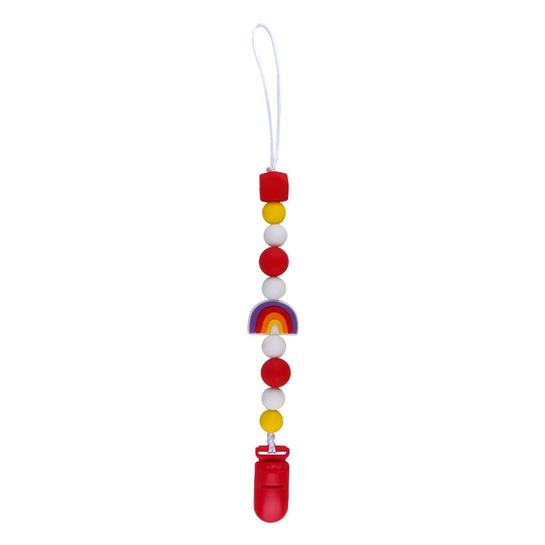 Rainbow Silicone Pacifier Chain 4
