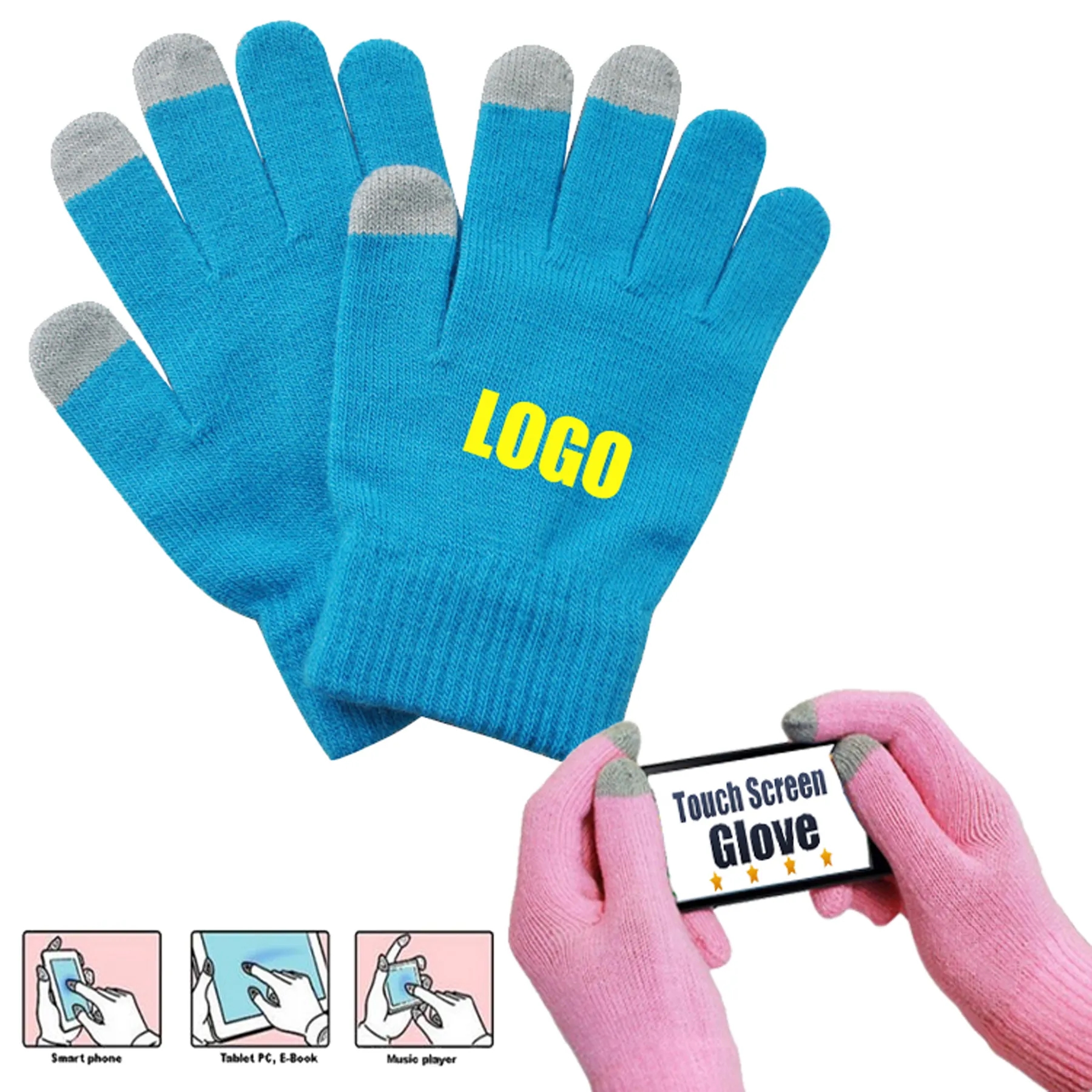 Knit Texting Gloves 2