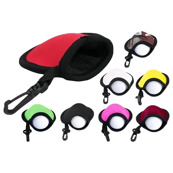 Neoprene Golf Ball Cleaner - Portable and Convenient 2