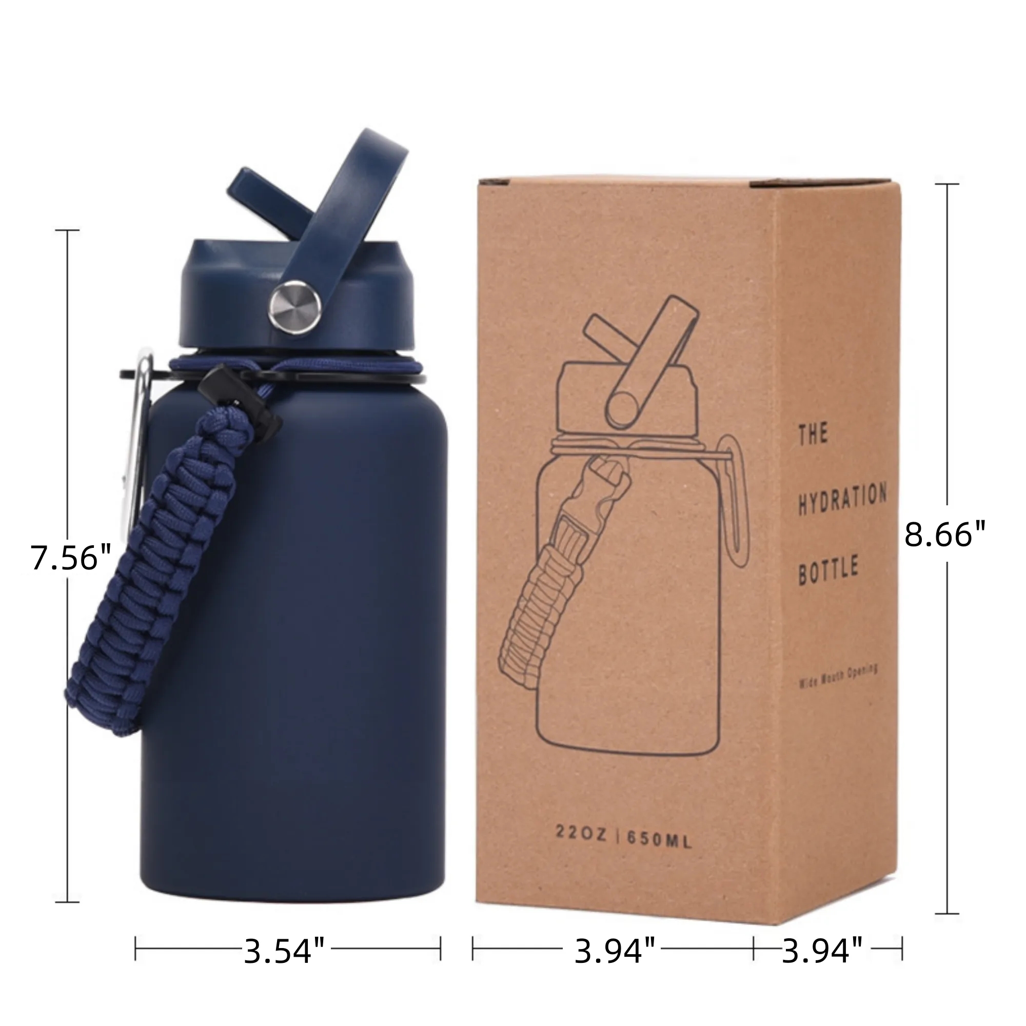 22oz Braided Rope Stainless Steel Thermos 29
