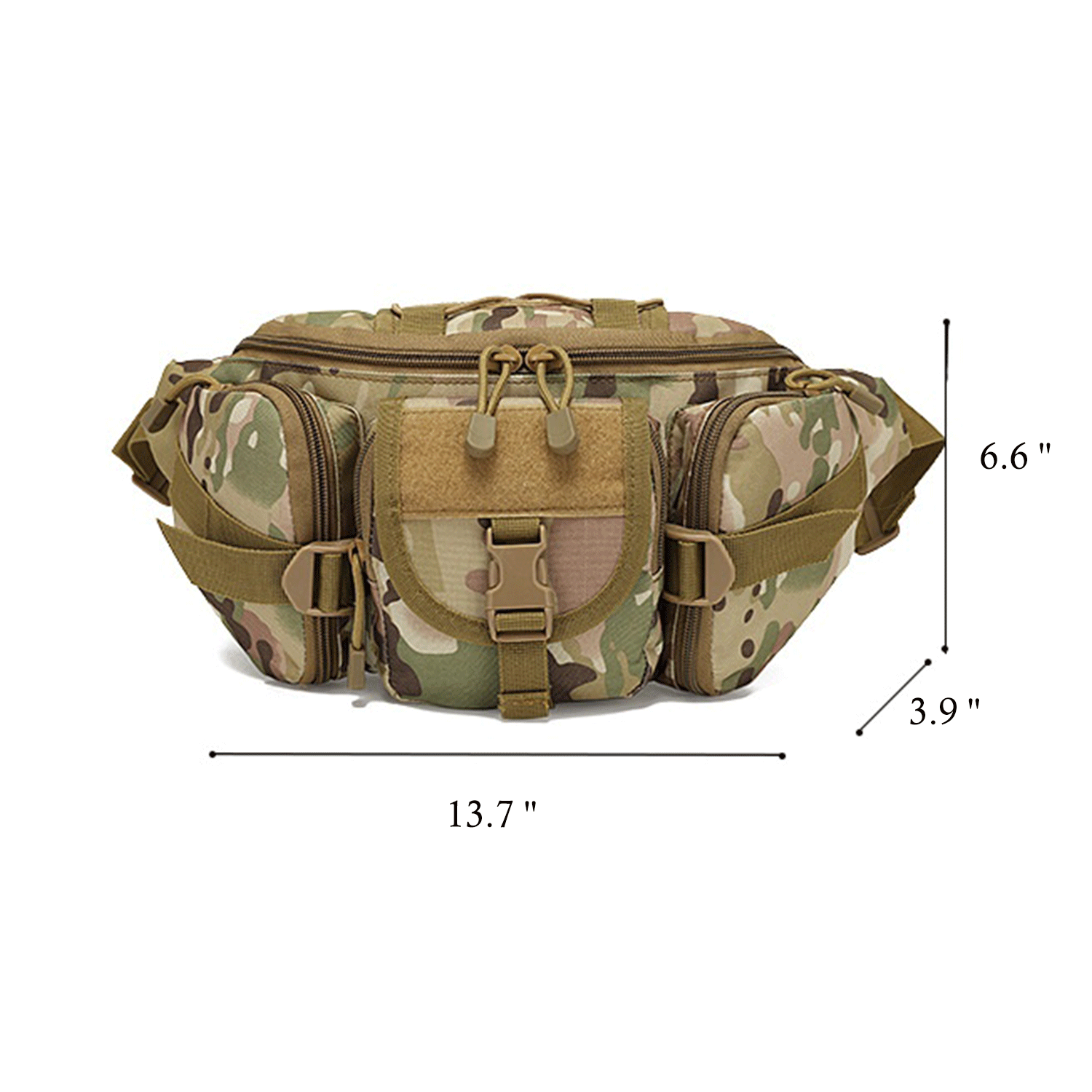 Oxford fabric Portable Fanny Pack travel outdoor waist bag 3