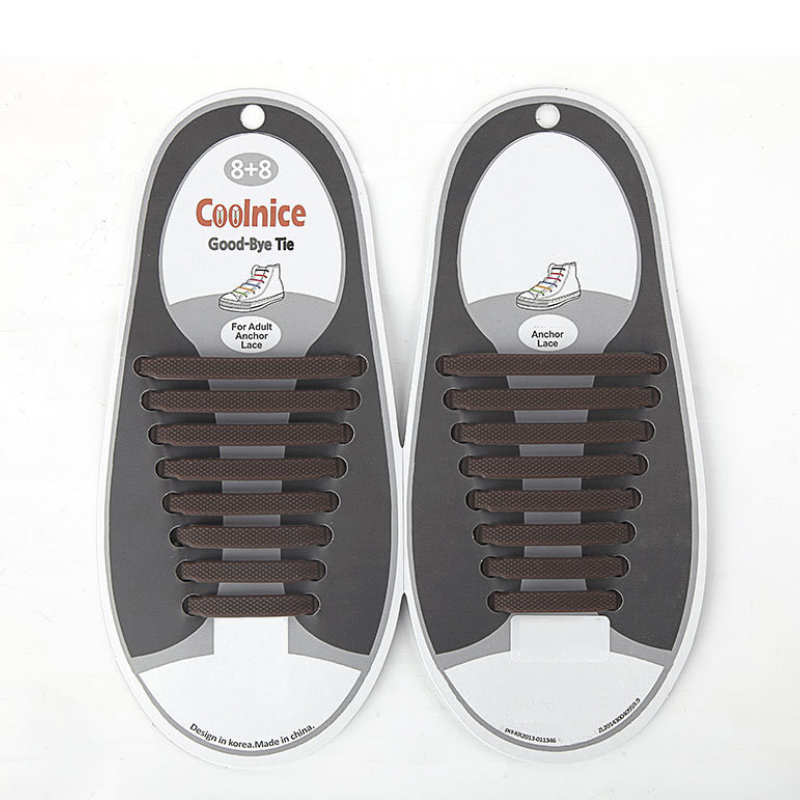 COOLNICE Never Tie Silicone Shoelaces kit for Adults 1