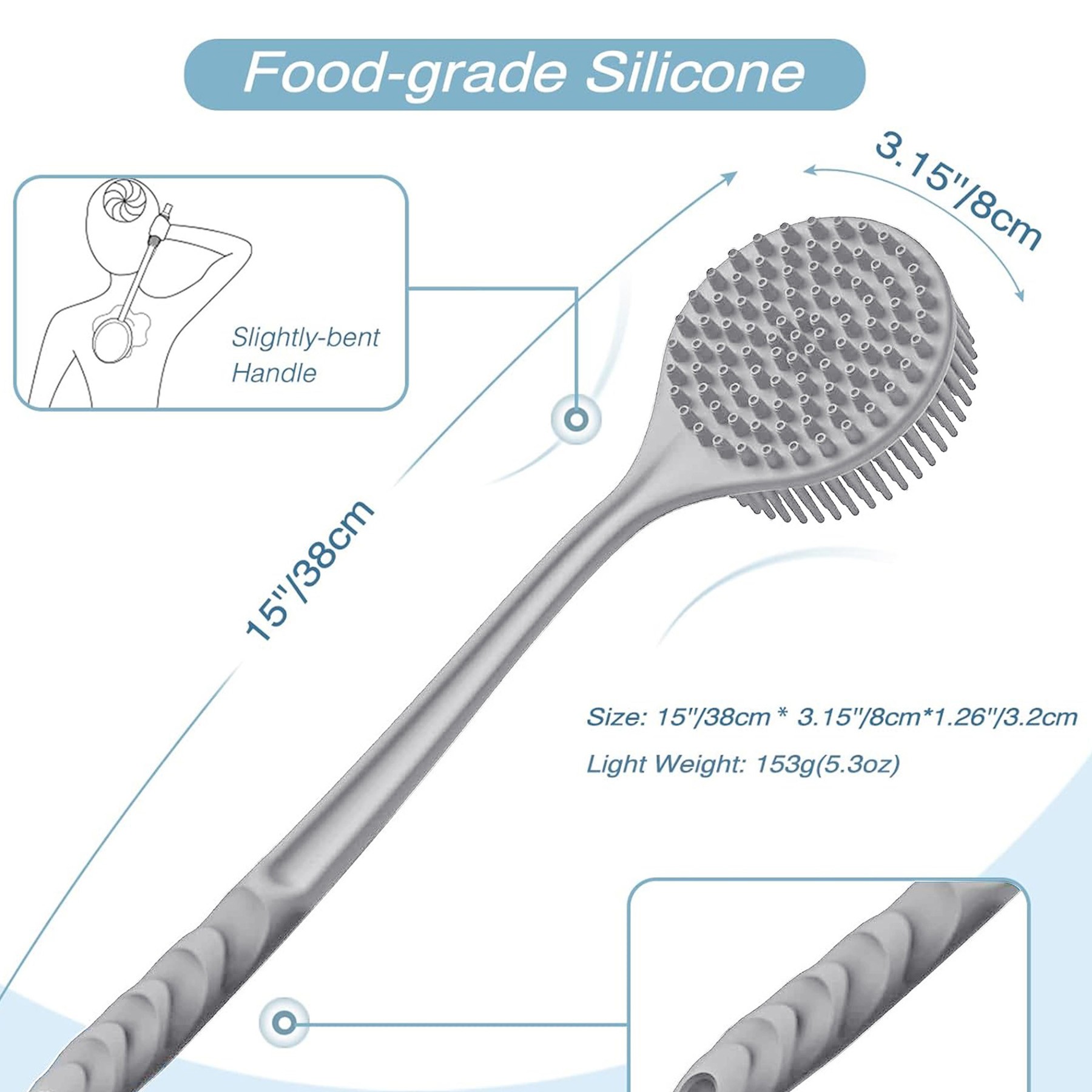 Silicone Back Scrubber 4