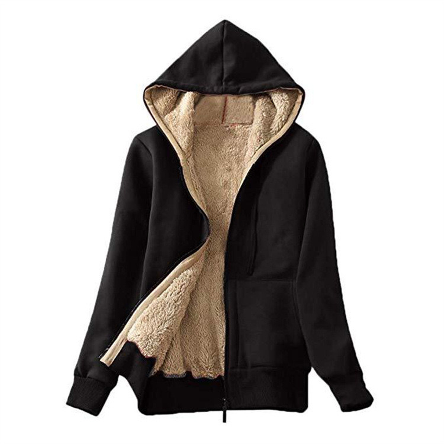 Sherpa-Lined Pullover Hoodie Sweatshirt, custom hoodie or sweatshirt with logo imprint 2