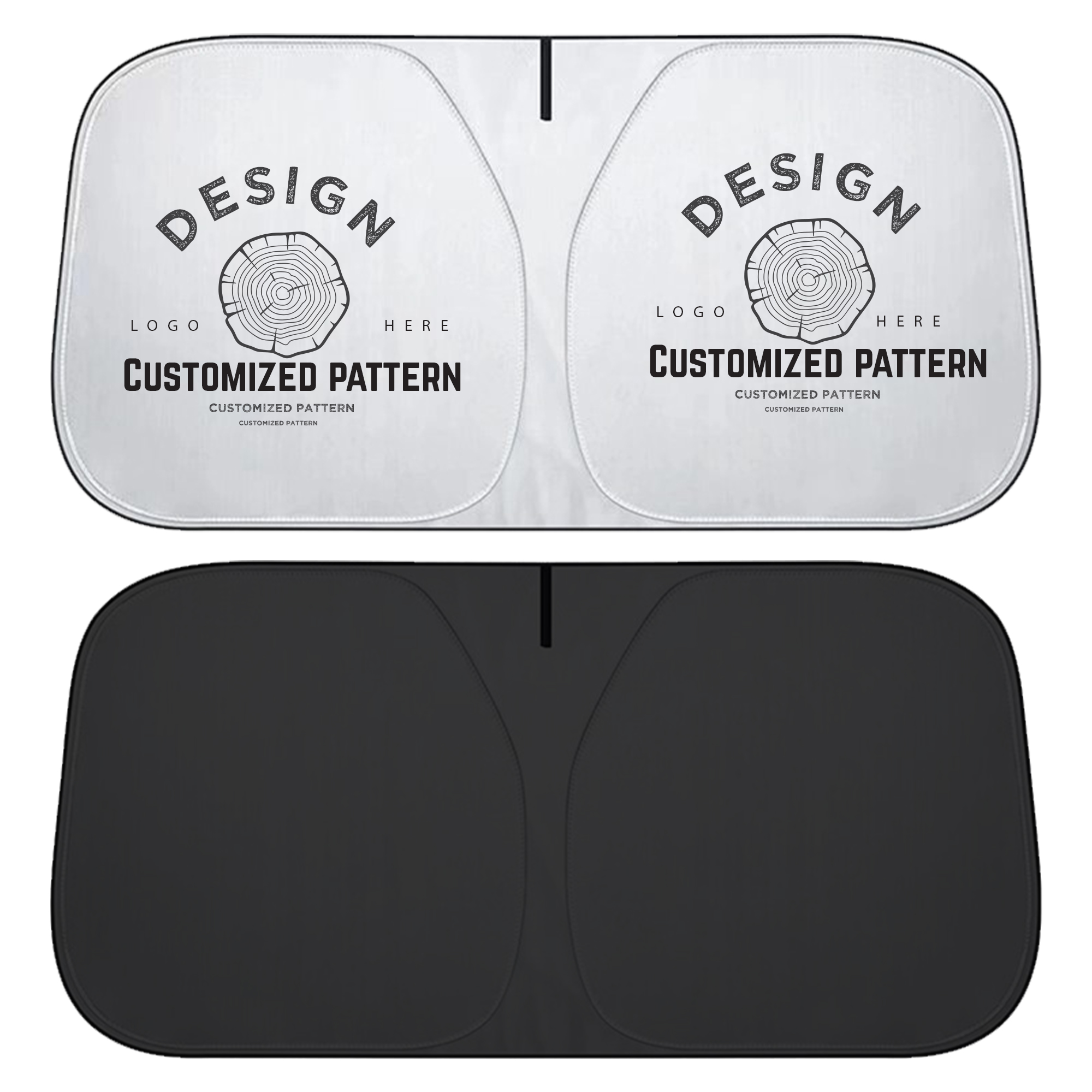 Sleek Titanium Silver Car Sunshade for UV Protection 4