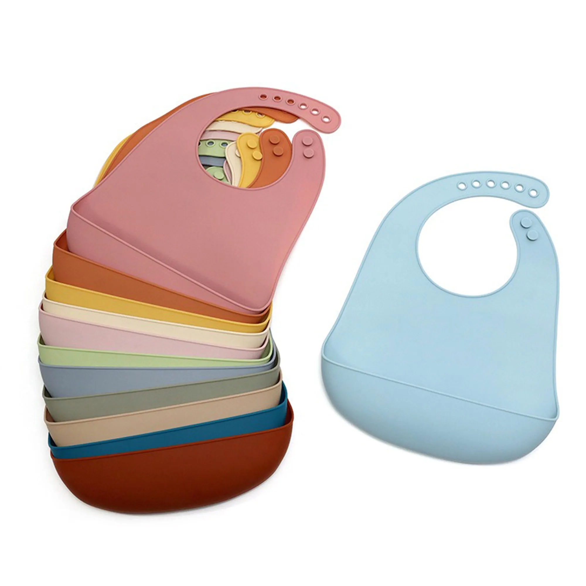 Ultra Thin Silicone Baby Bib 5