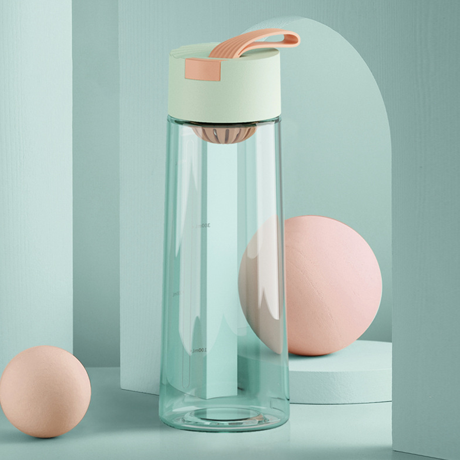 Outdoor Sports Water Cup With Scale 3