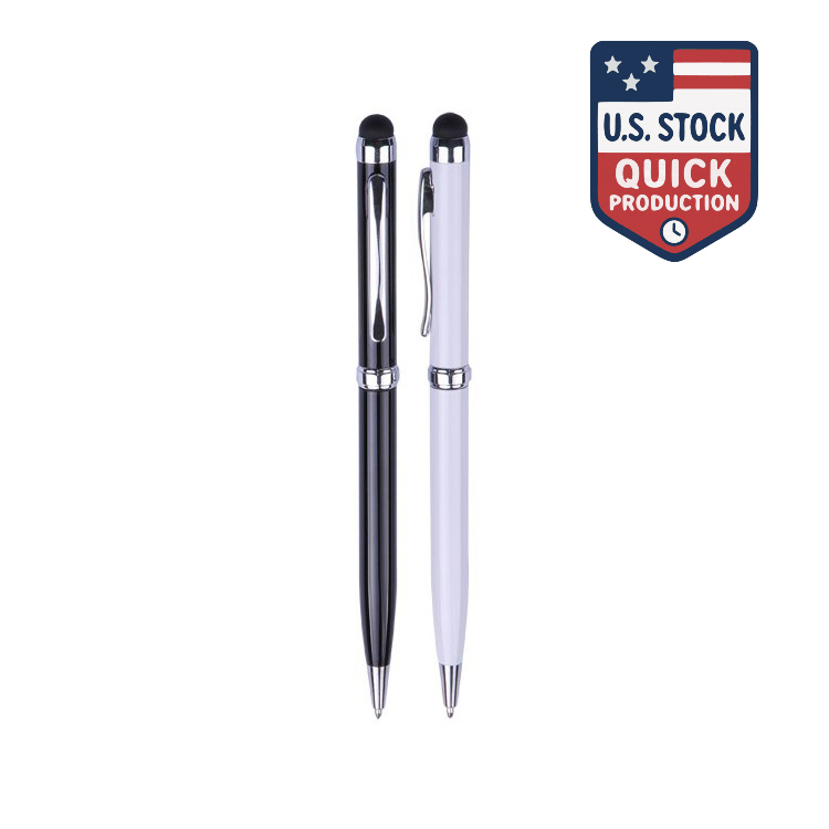 Metal Ballpoint Pen with Stylus 4