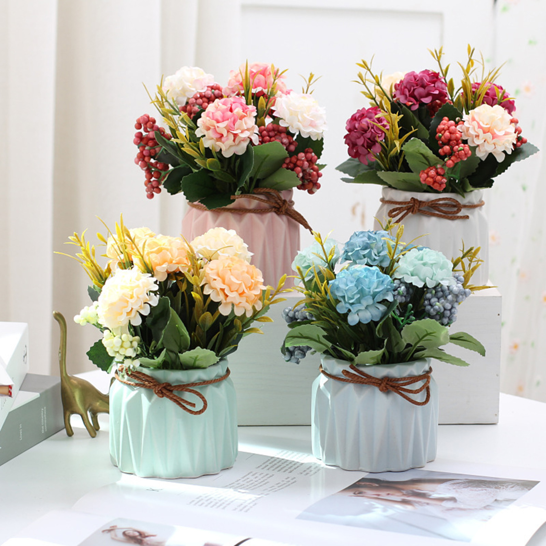 Artificial Flower Potted 3