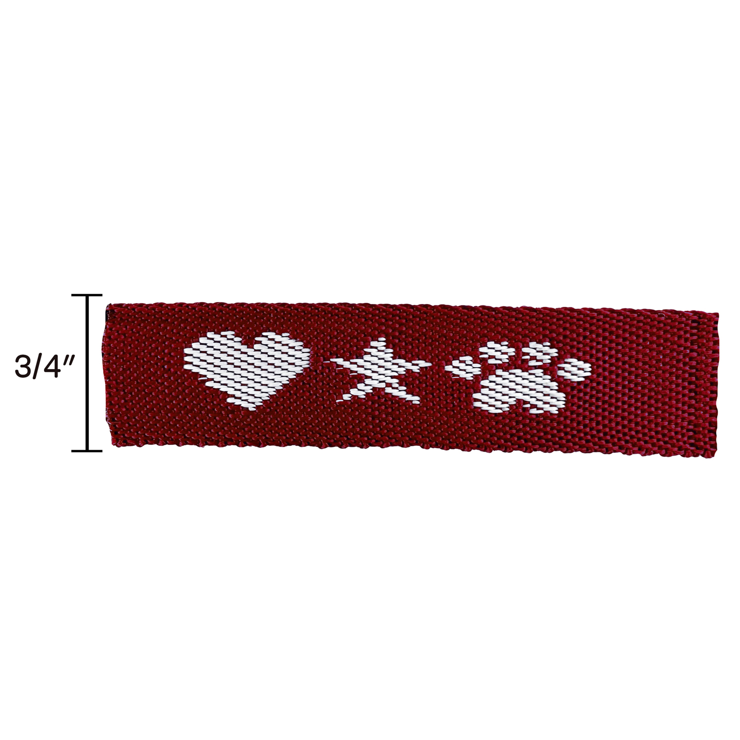 3/4" Woven Lanyard w/ Lobster Claw - "Platinum" Weave 17