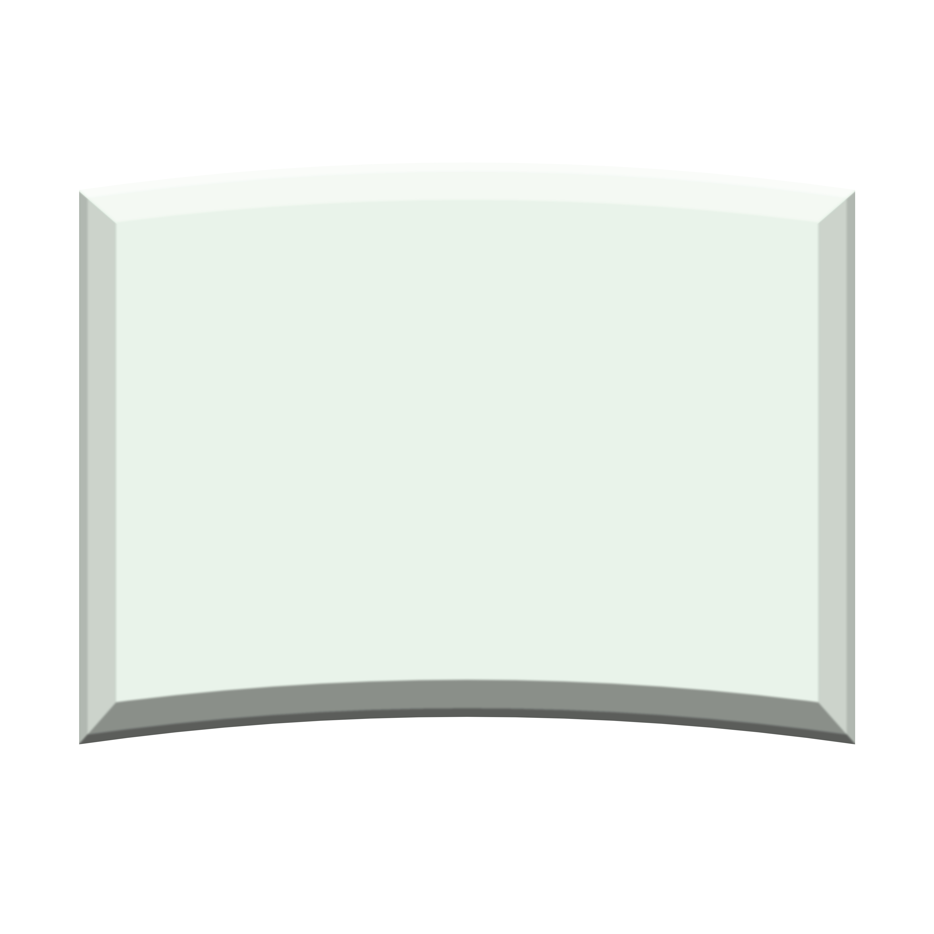 7" Jade Crystal Crescent Award (7"x5") 3