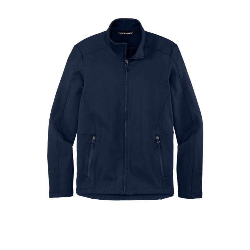 Port Authority Grid Fleece Jacket. 4