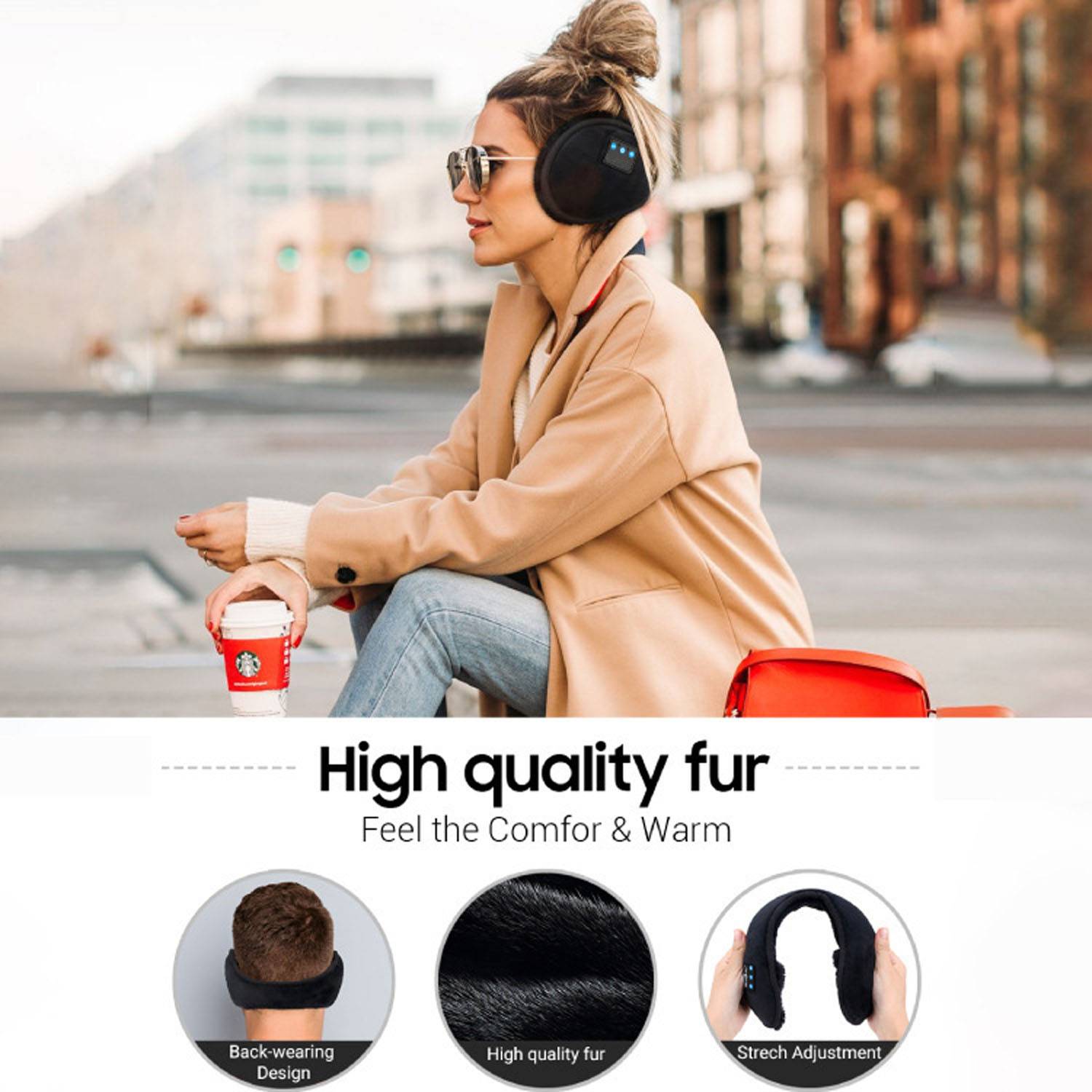 Bluetooth Wireless Winter Earmuffs 6