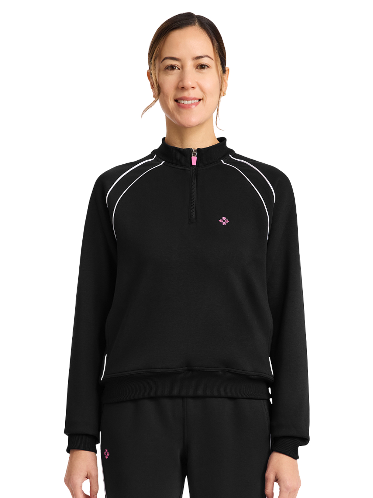 Med Couture - MC AMP - Women's 2-Pocket Scuba Half-Zip Jacket 4