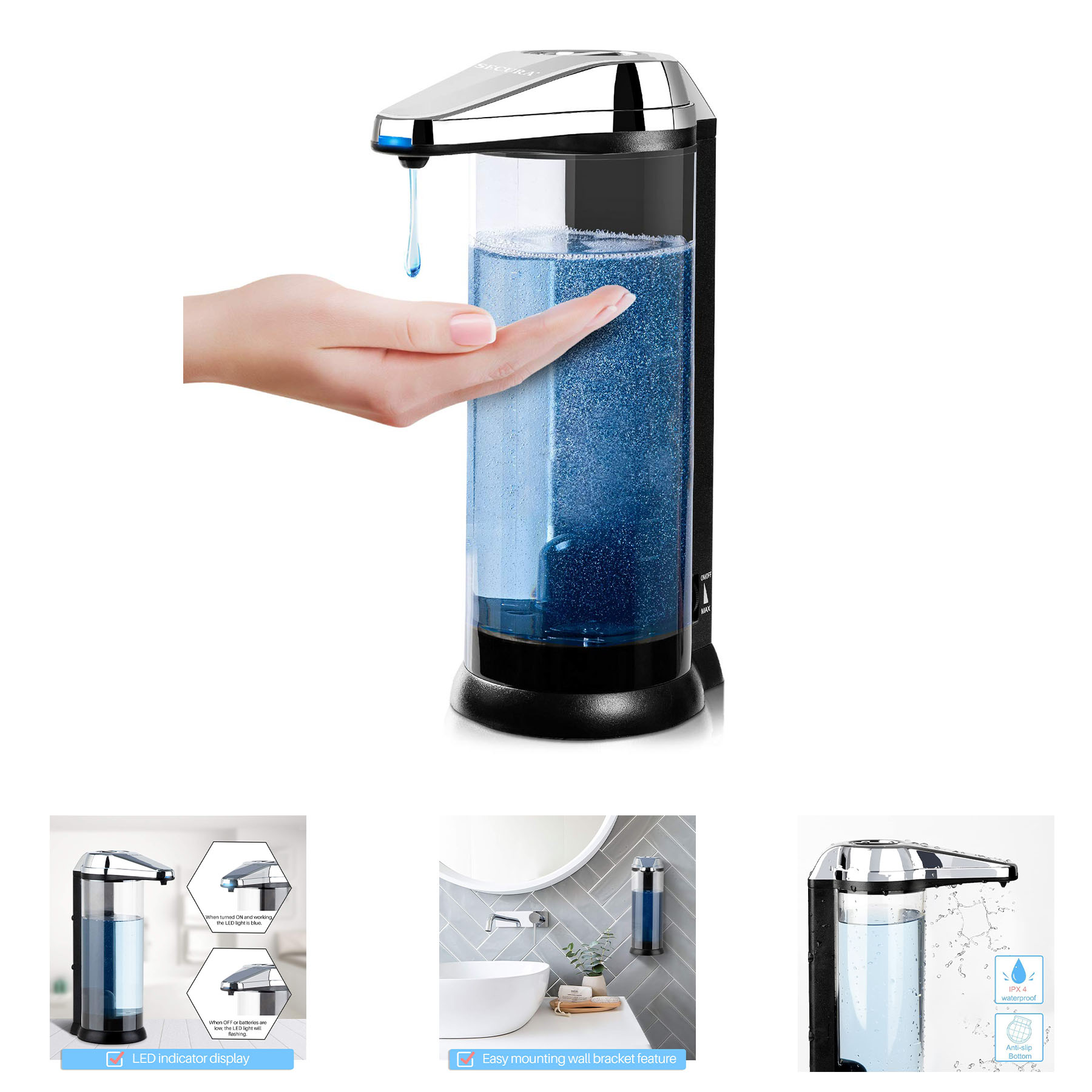 17oz Automatic Liquid Soap Dispenser 2