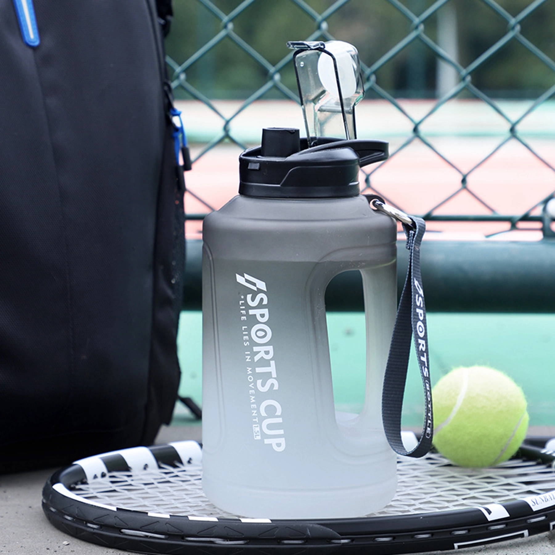 Large Capacity Sport Plastic Water Bottle 7