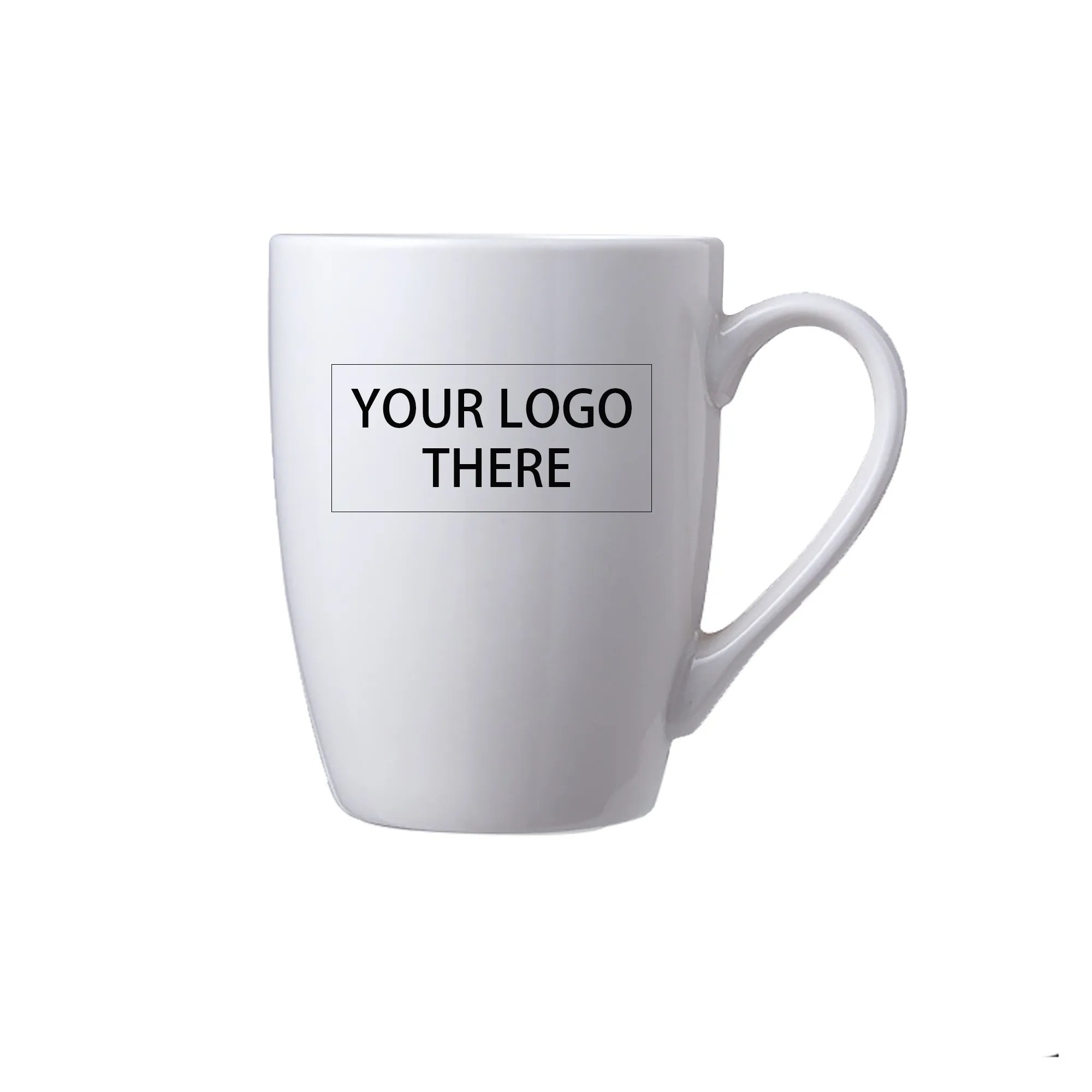 11.8OZ. Classic Drum Ceramic Coffee Milk Mug 1