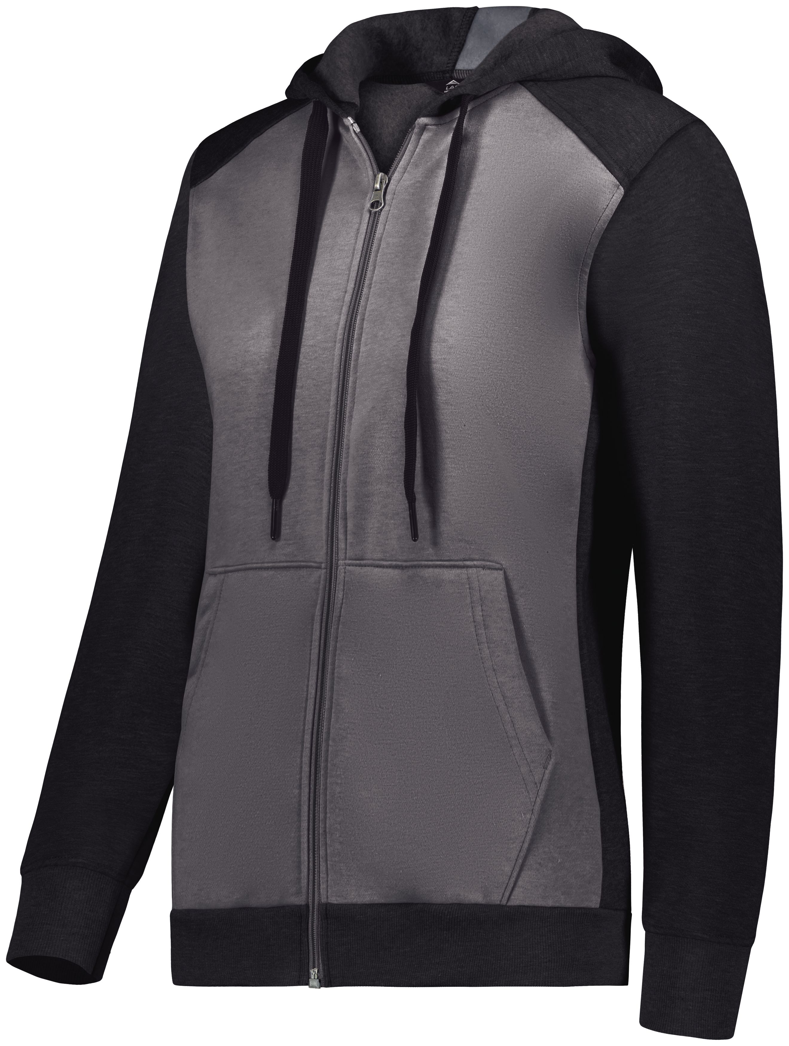 Ladies Three-Season Fleece Full Zip Hoodie 8