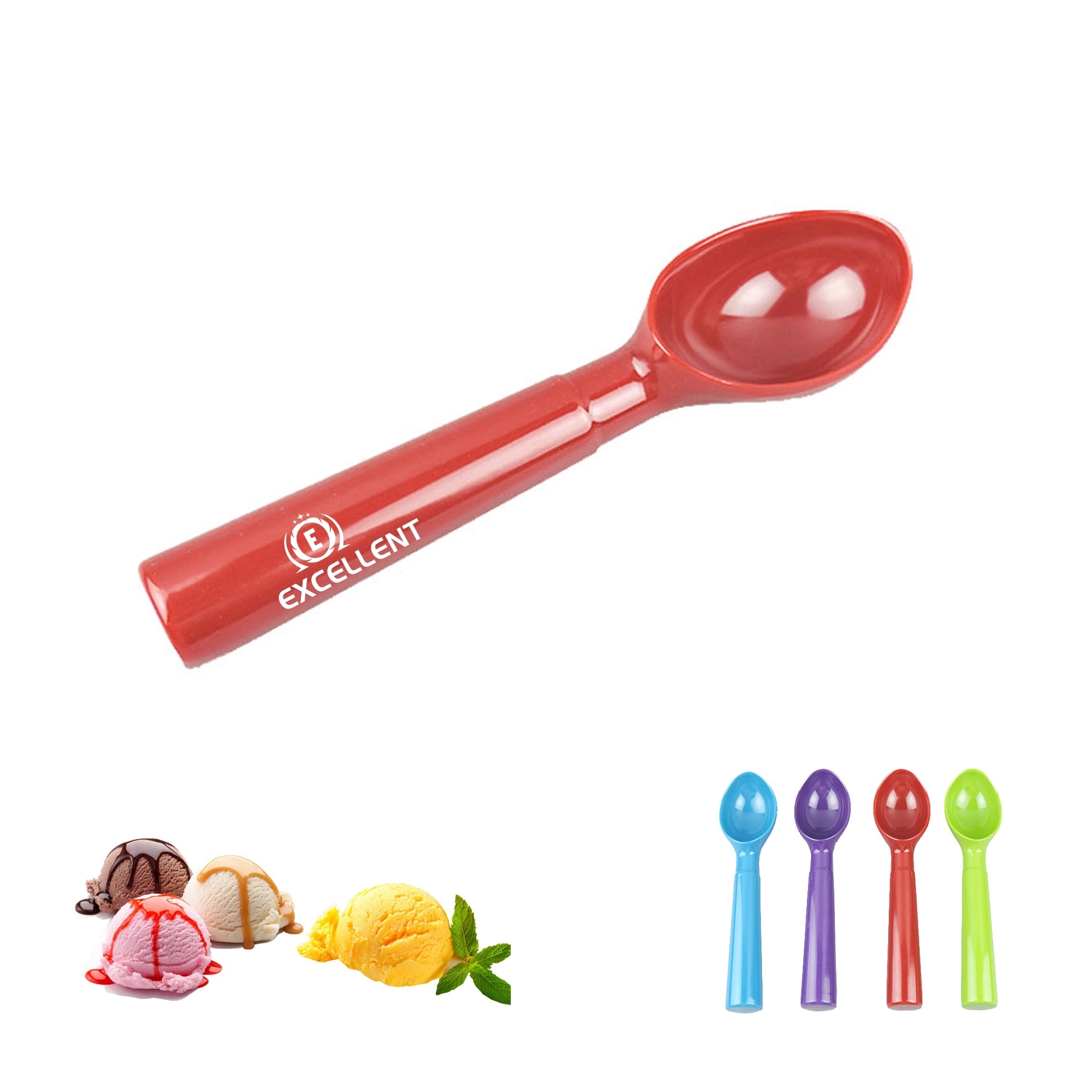 Multicolor Universal Handle Ice Cream Scoop 1