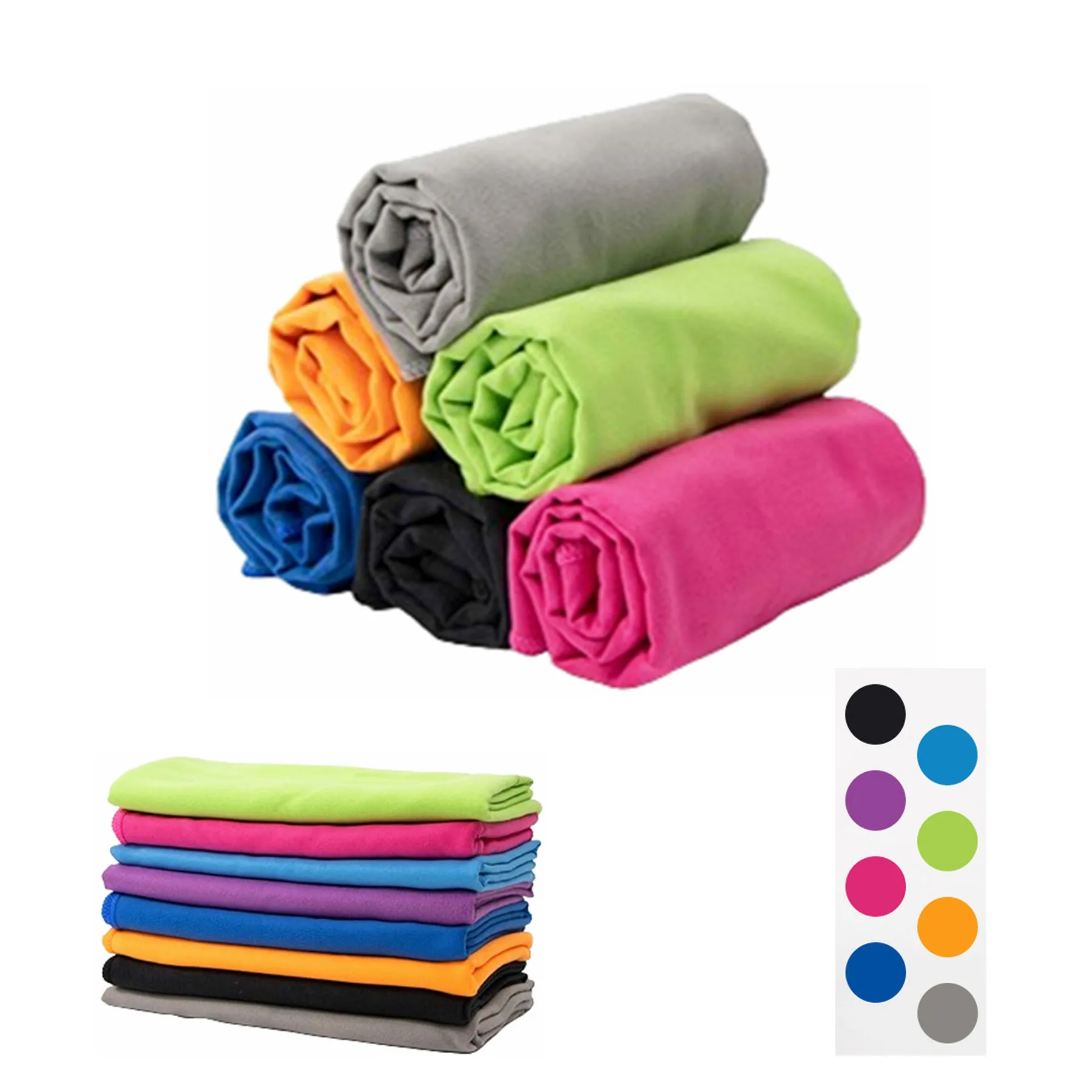Sports Sweat Wiping Towel Absorbent Quick-Drying Beach Towel 10