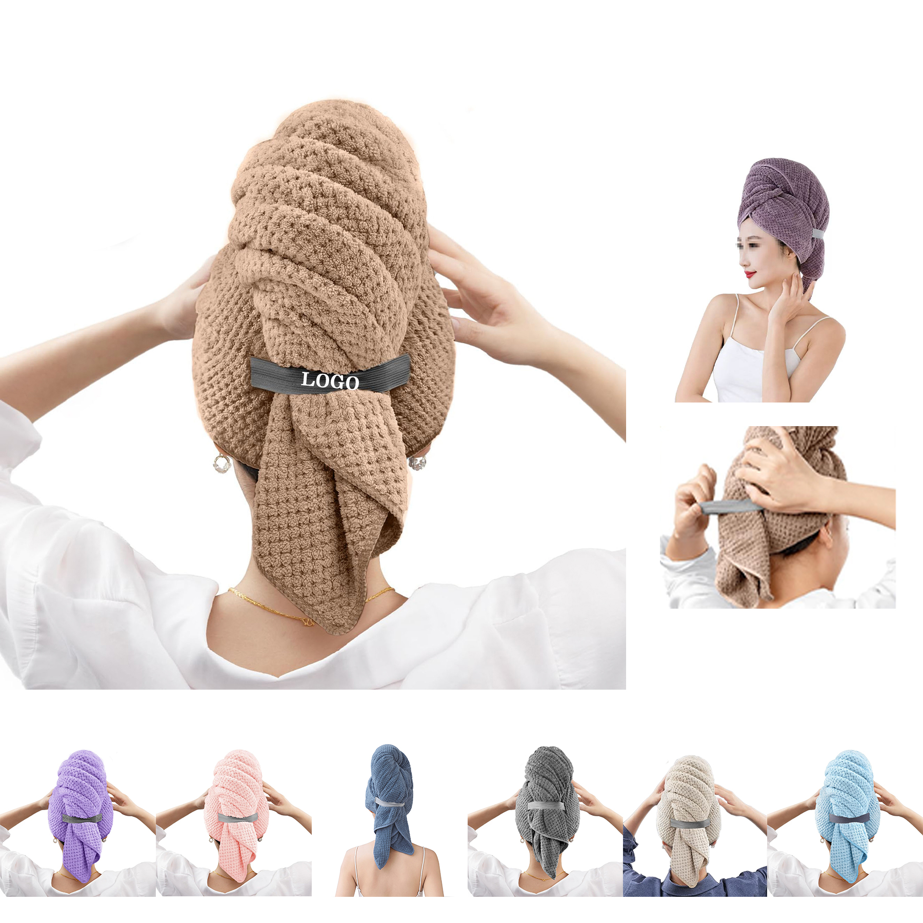 Towel Wrap Hair 2