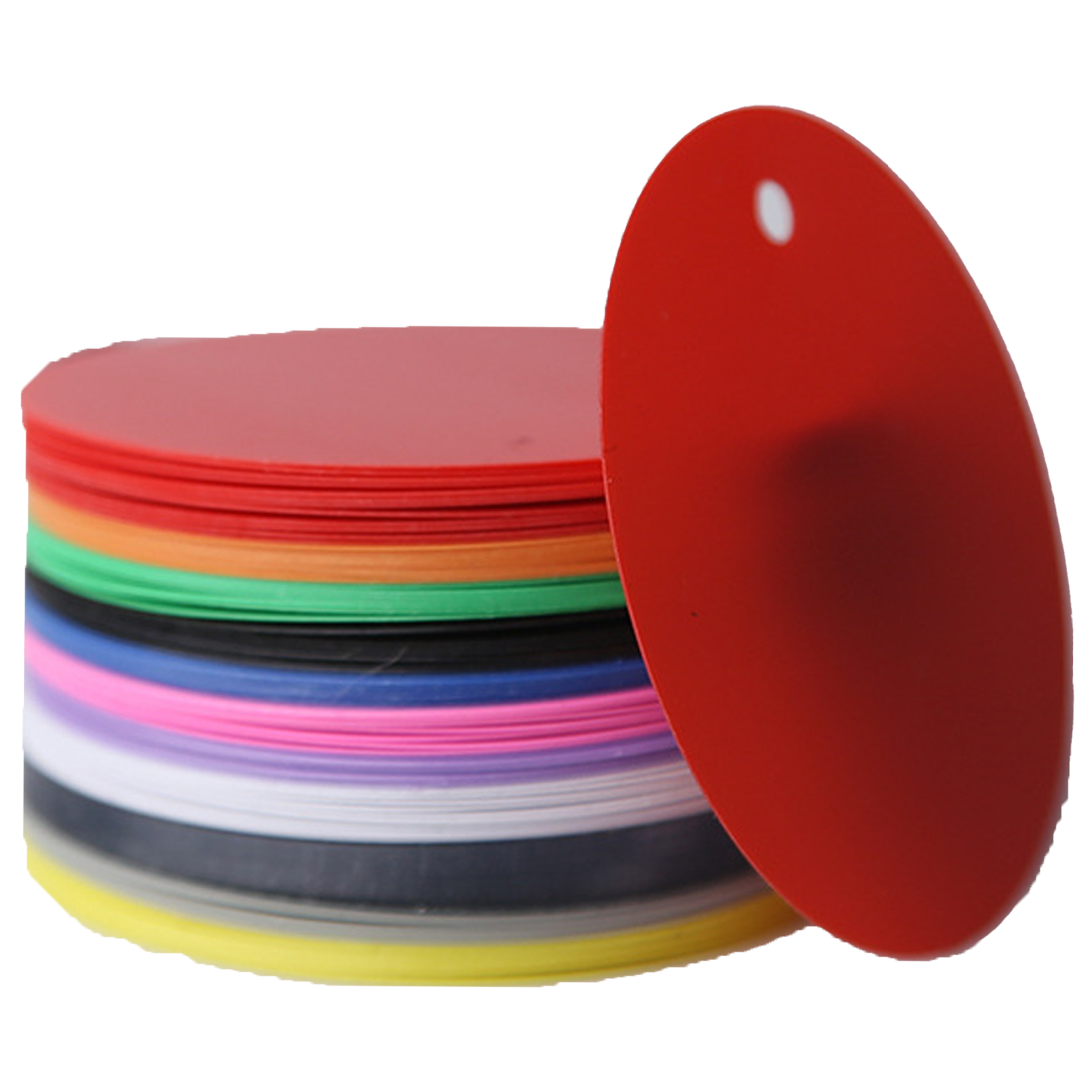 Pvc Circular Blank Label 11
