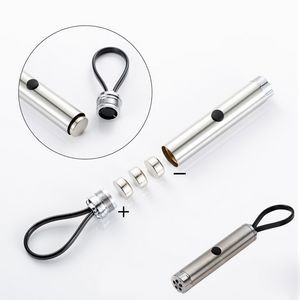 Mini Laser Pointer For Pets Stainless Steel With Cartoon Icons And Wrist Band 1