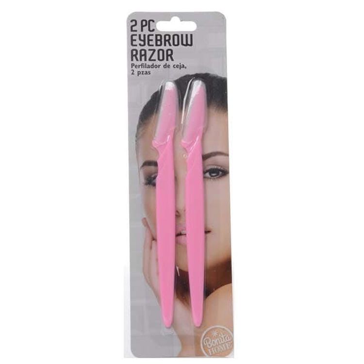 Eyebrow Razor - Pink 2 Pack 2