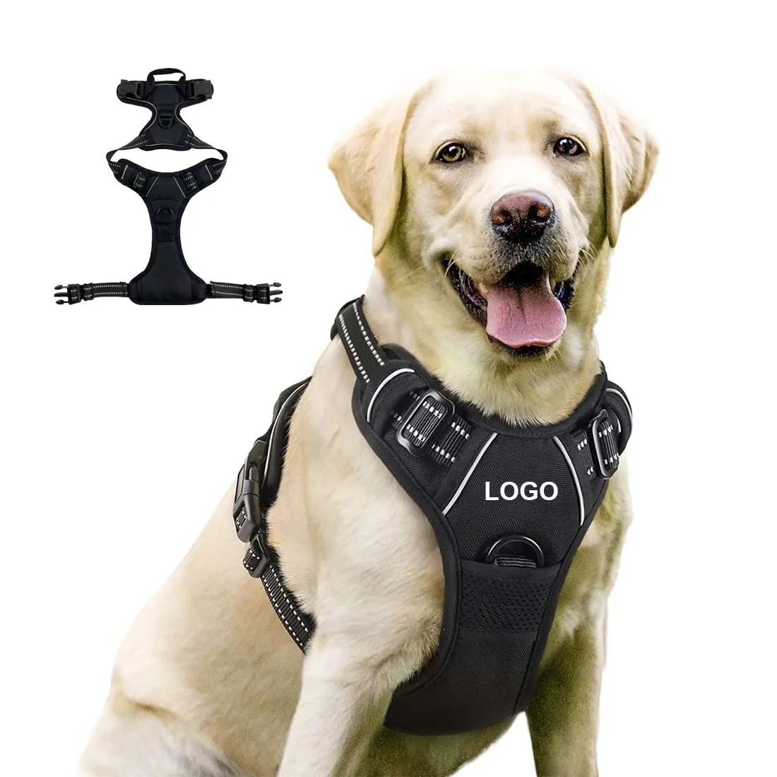 No Pull Adjustable Dog Harness 2