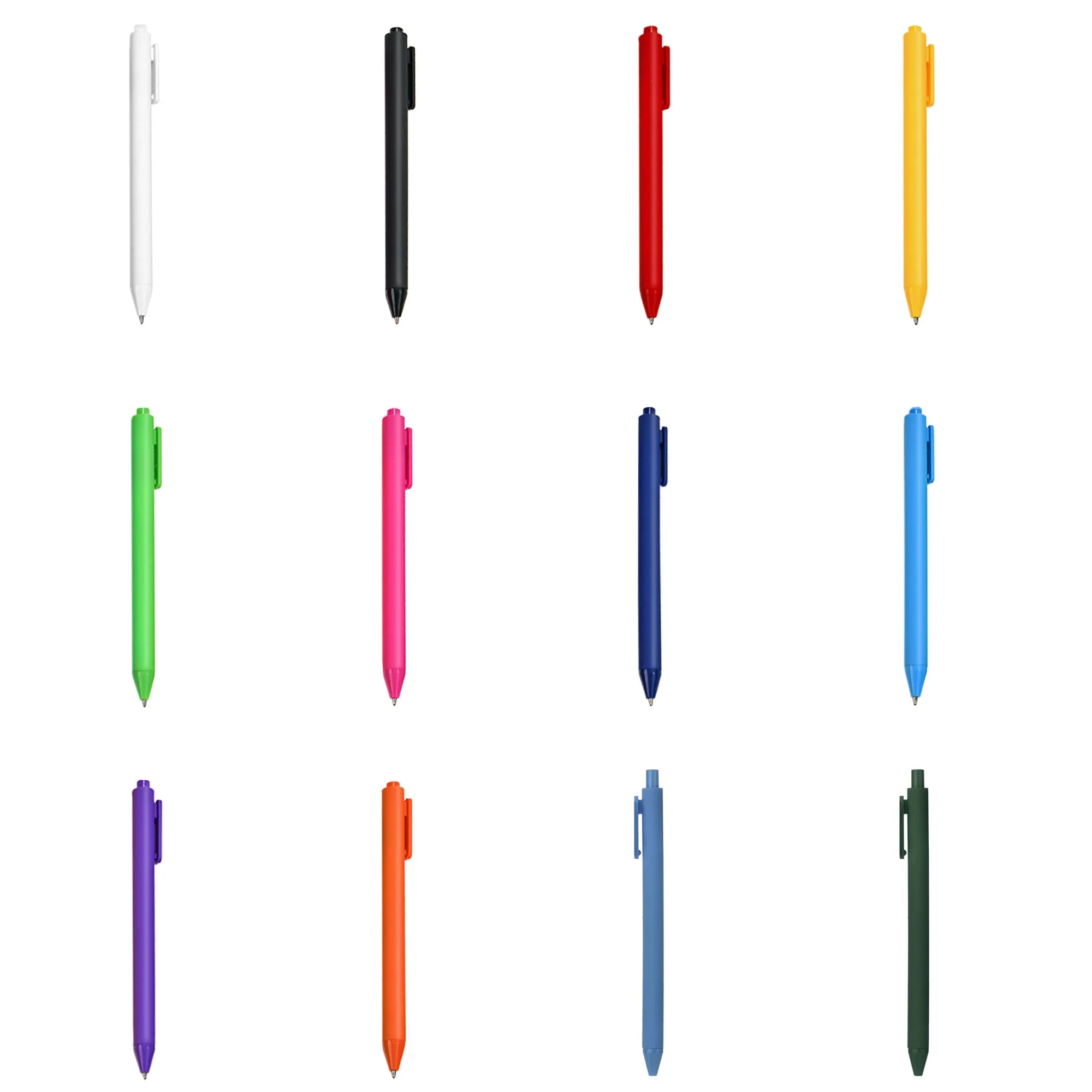 Trendy High-Quality Candy Color Retractable Student Gel Pens 6
