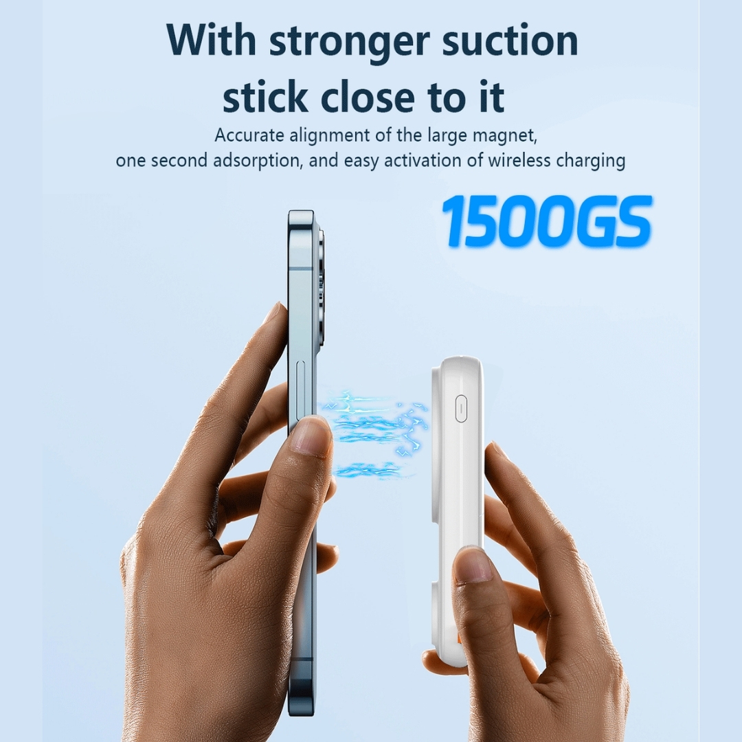 PowerPort 3-in-1 Wireless Magnetic 10000mAh Power Bank for Phone, Watch & Earbuds 14