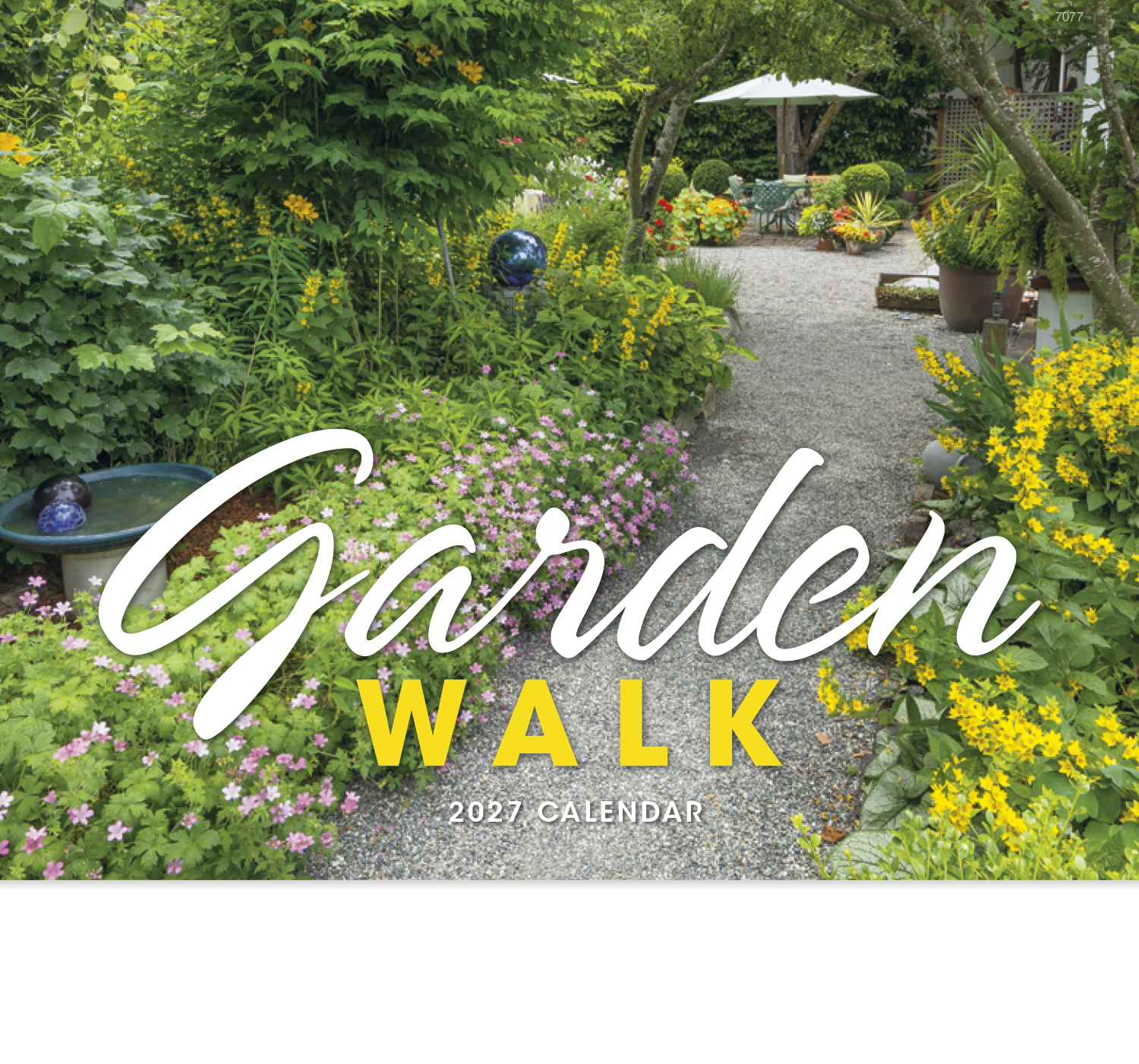 Good Value™ Garden Walk - Stapled Calendar 58