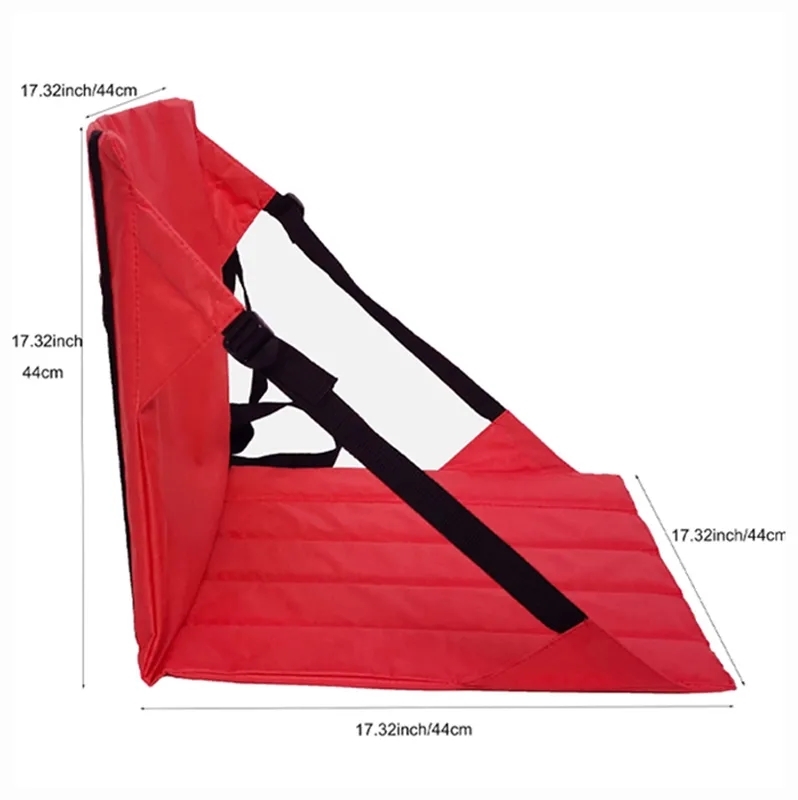 Custom lightweight portable stadium seats with backrest 4