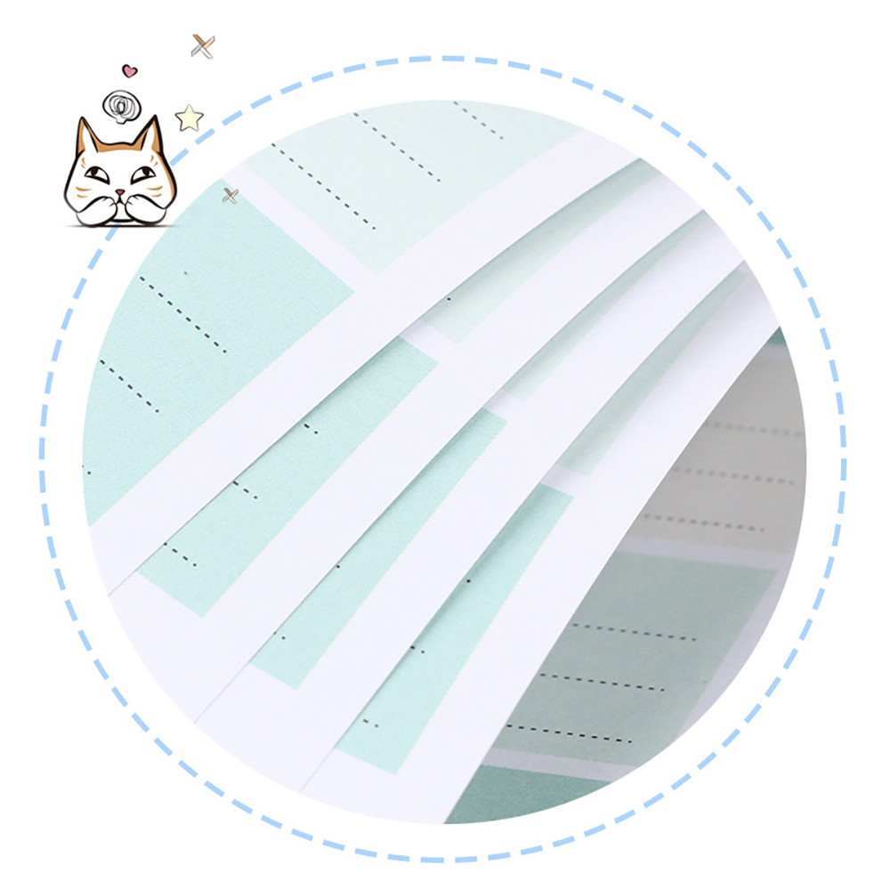 Office plan, daily plan coil notepad 3
