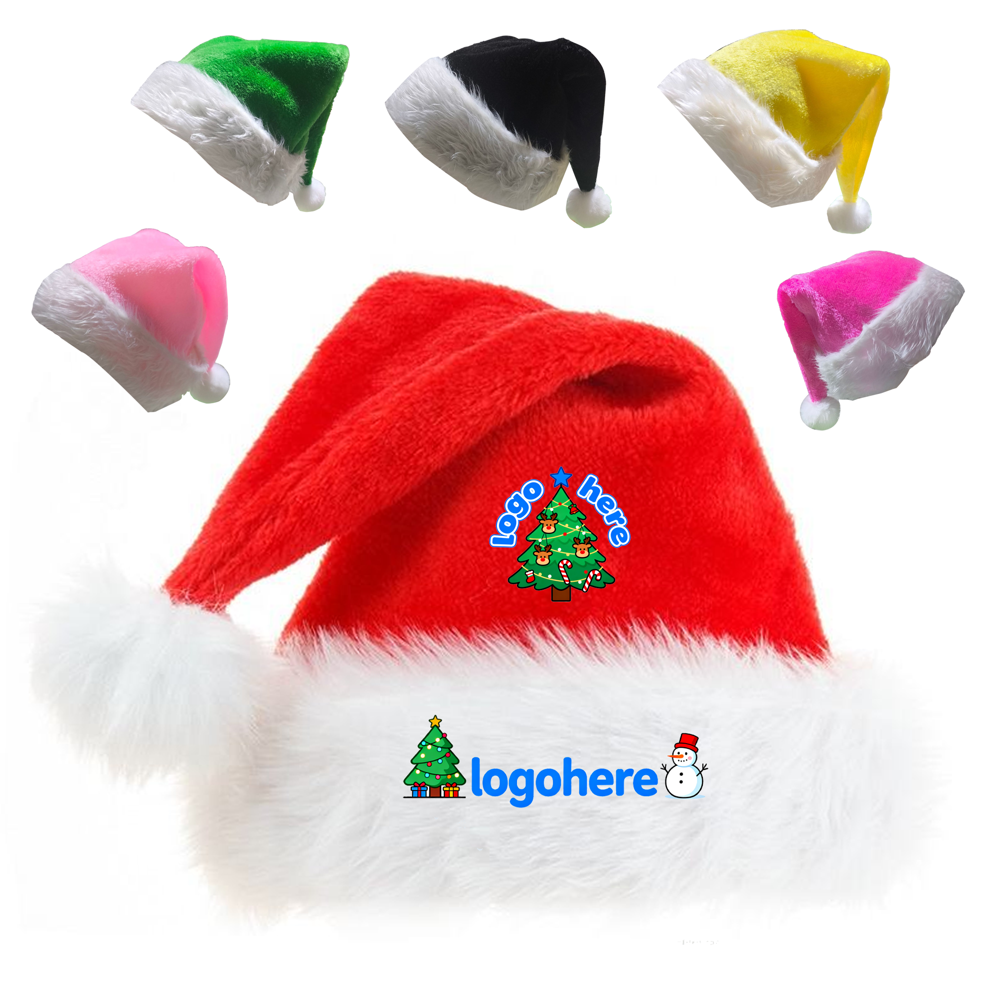 Plush Santa Party Hat 3