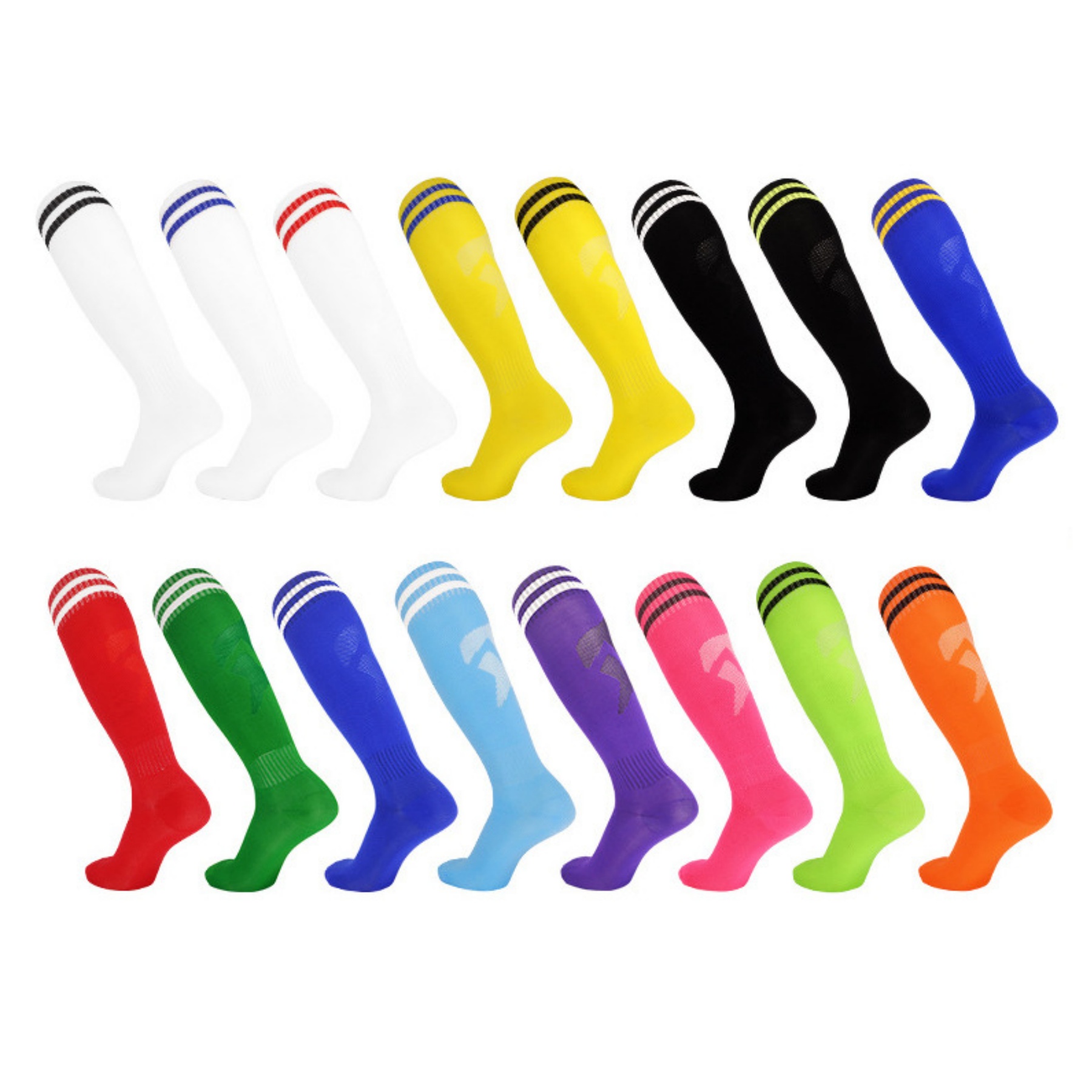 Sports Knee High Socks Calf Compression Athletic Socks 2