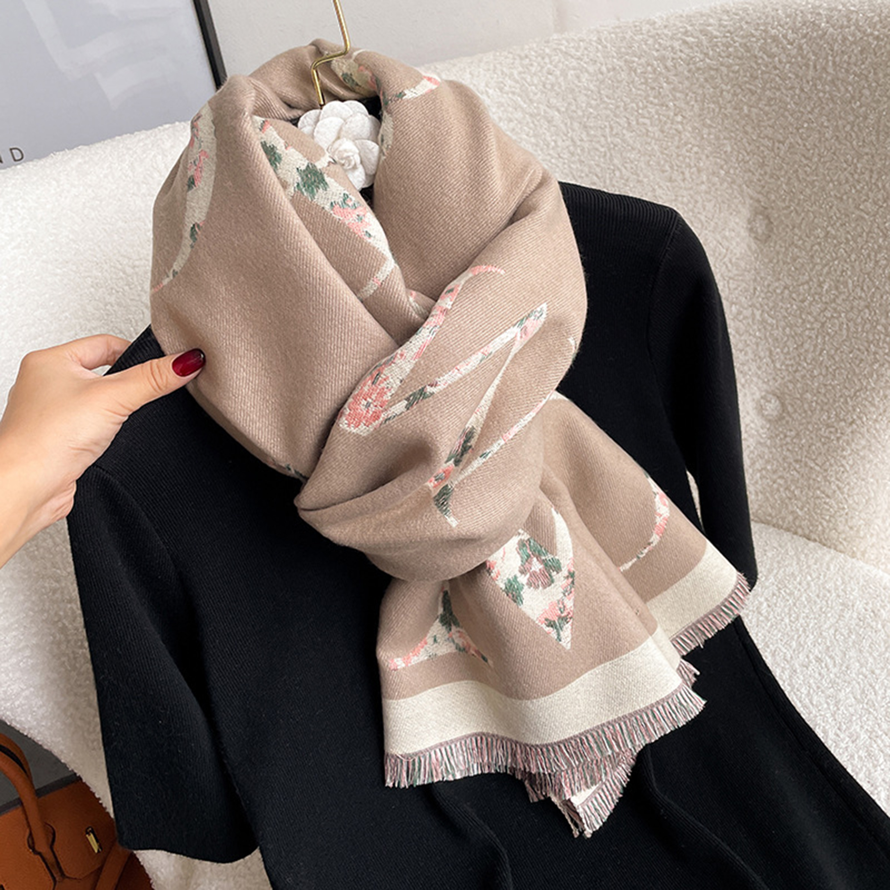 Warm Winter scarves 4