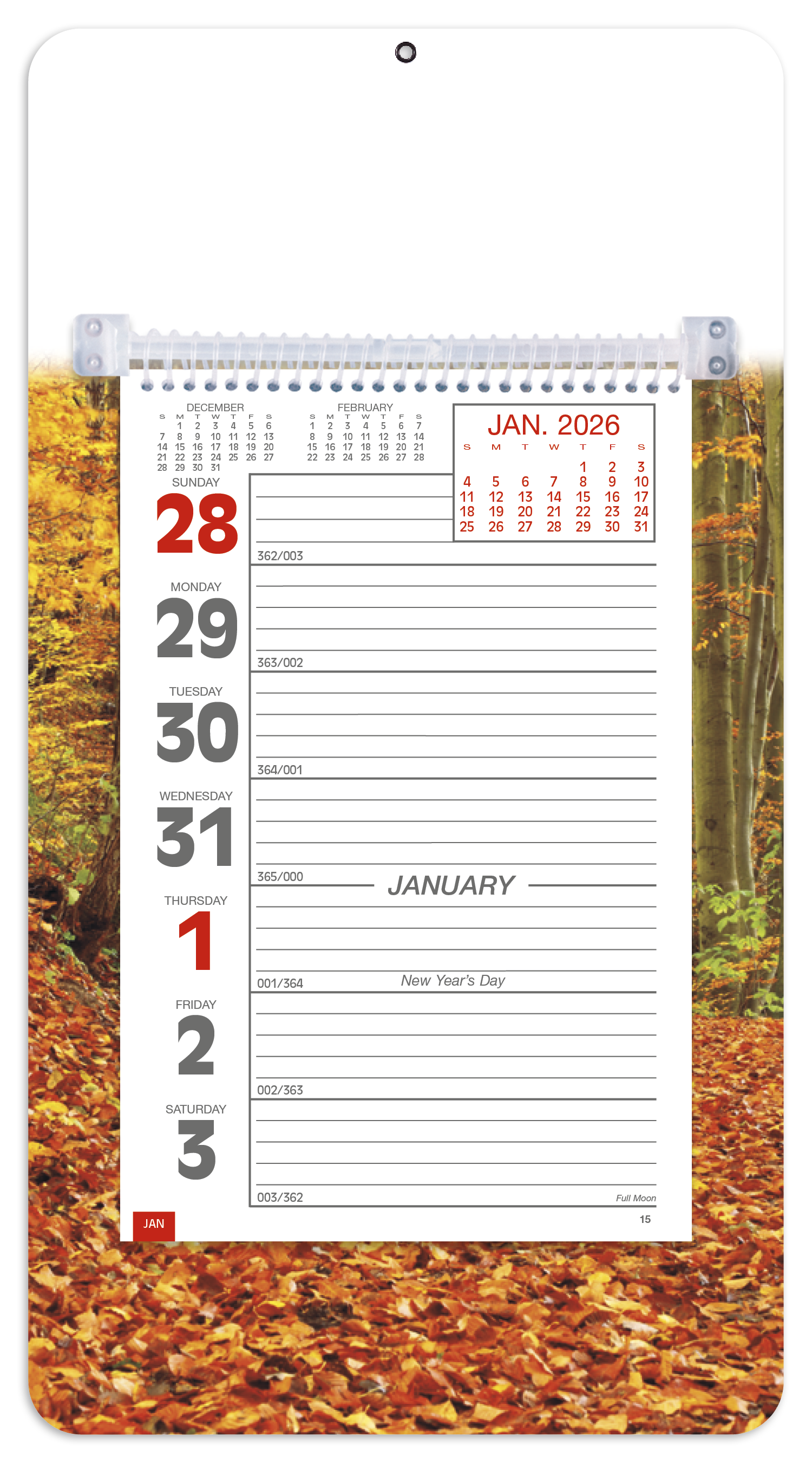 Triumph® Calendars Full-Color Weekly Memo Calendar 21