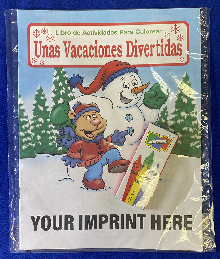 COLORING SET - Holiday Fun (Spanish) Coloring Book Fun Pack 3