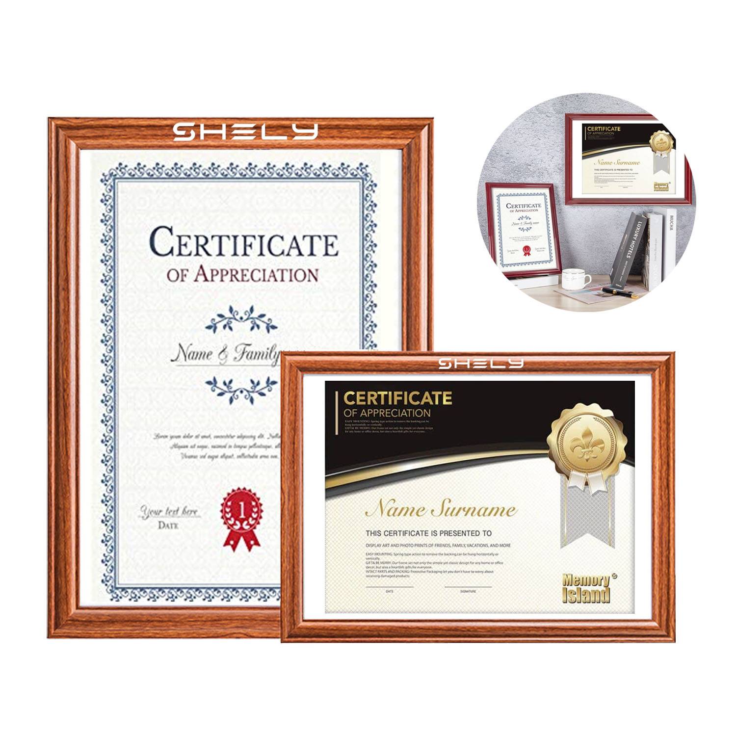 Bamboo Certificate Holder 4
