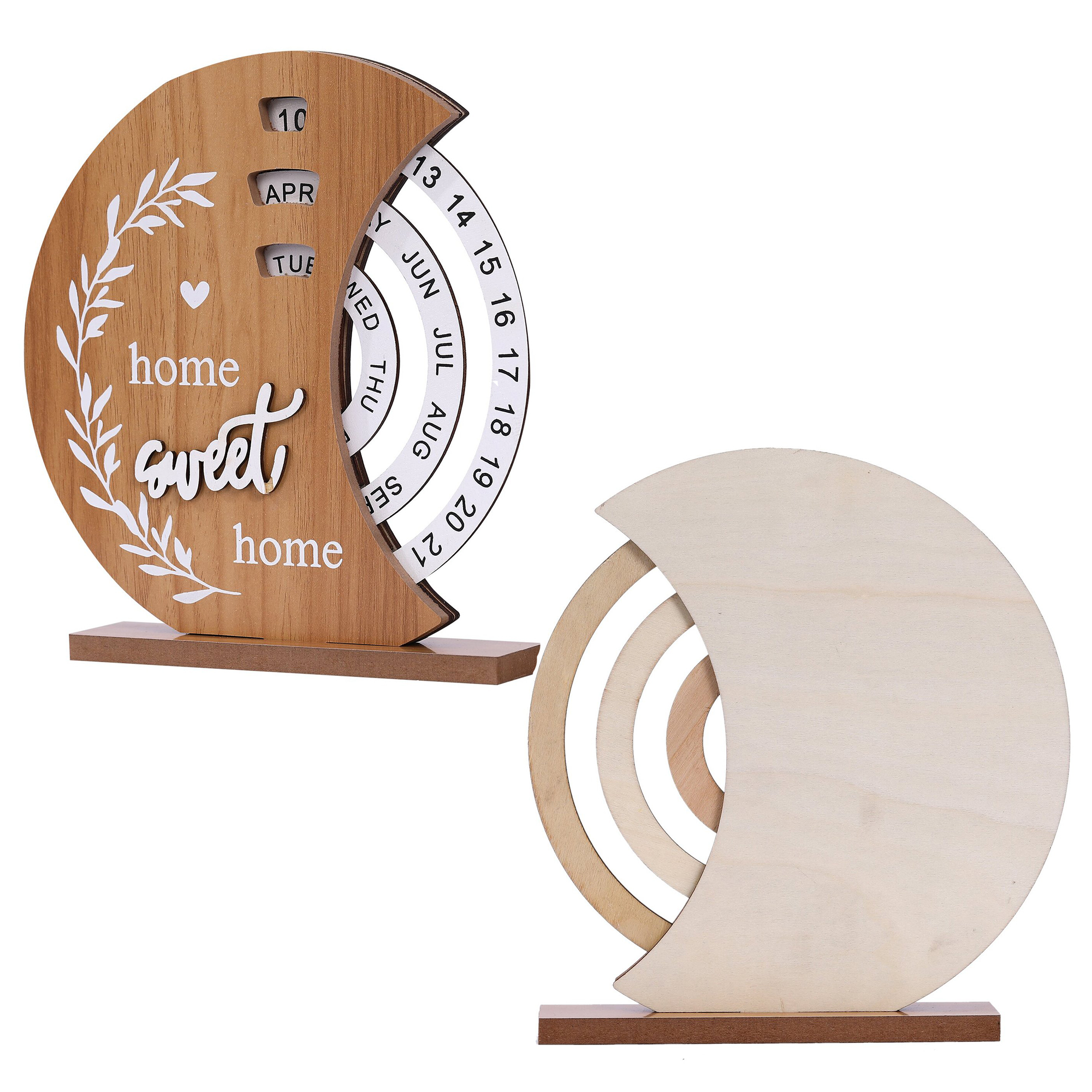Wood Disc Calendar 7