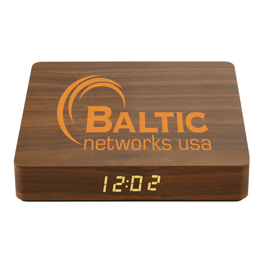 Eco Fast Wireless Charging Alarm Clock W/Temp 4