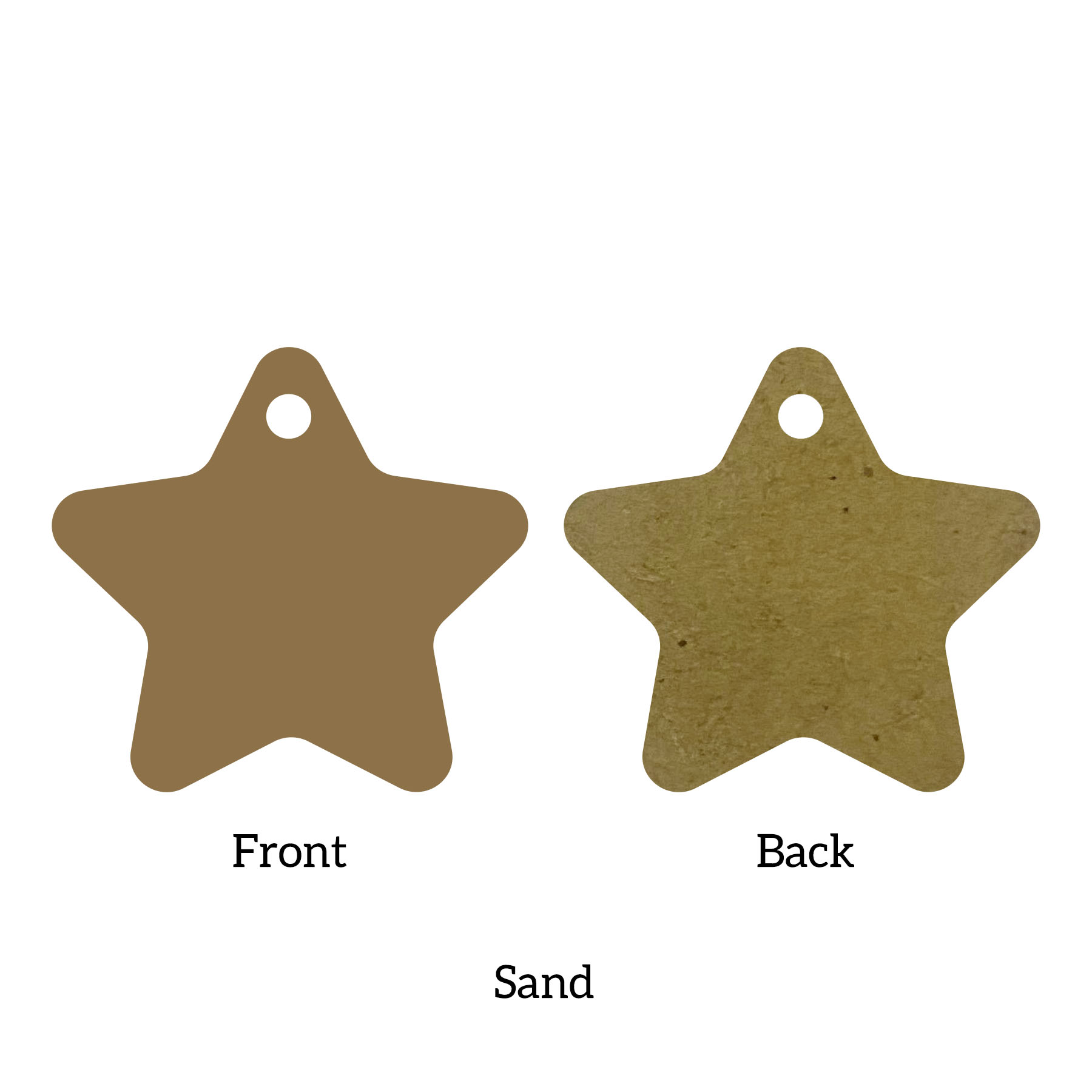 Free Shipping Solid Color Christmas Ornament - Star 28