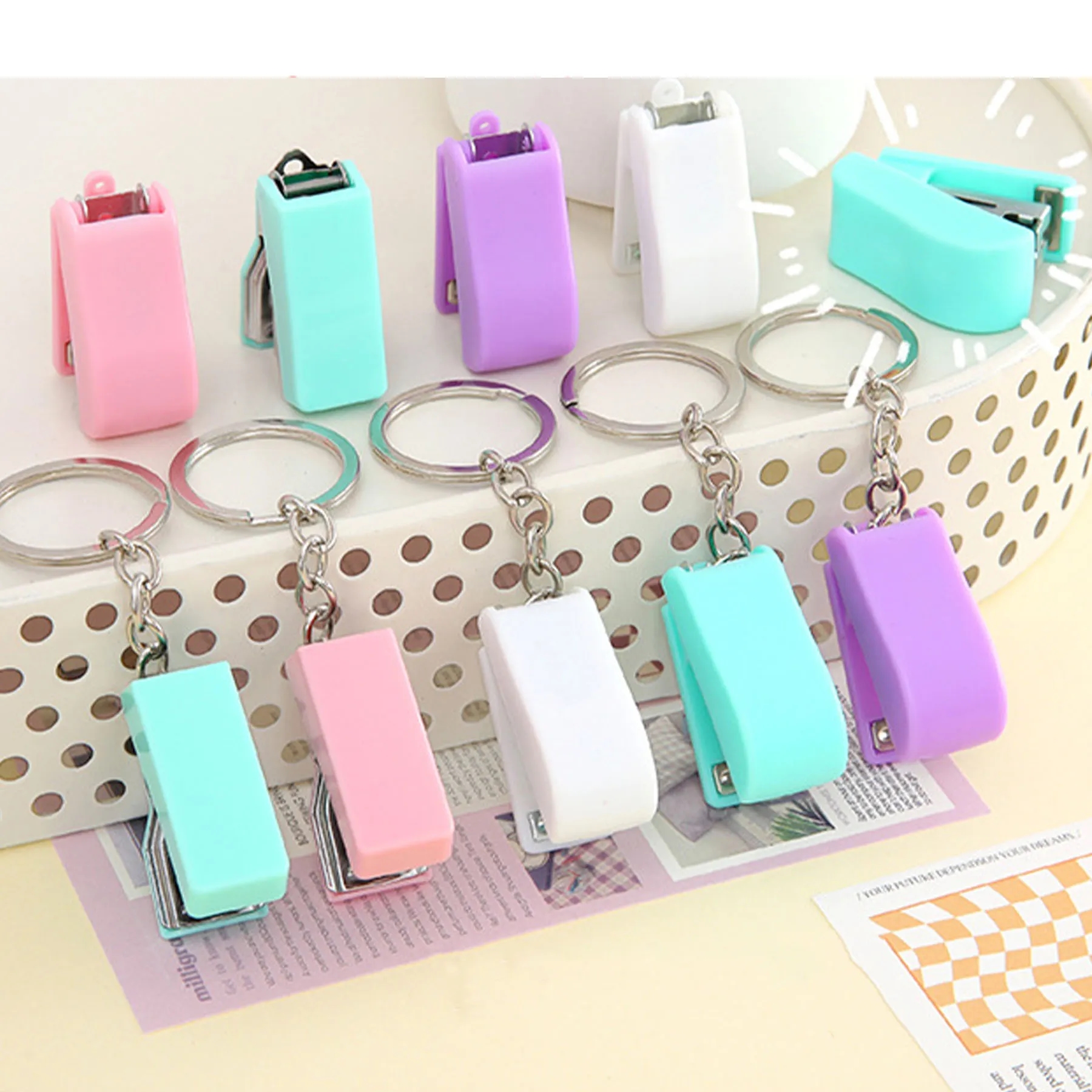 Portable Stapler with Keychain 4