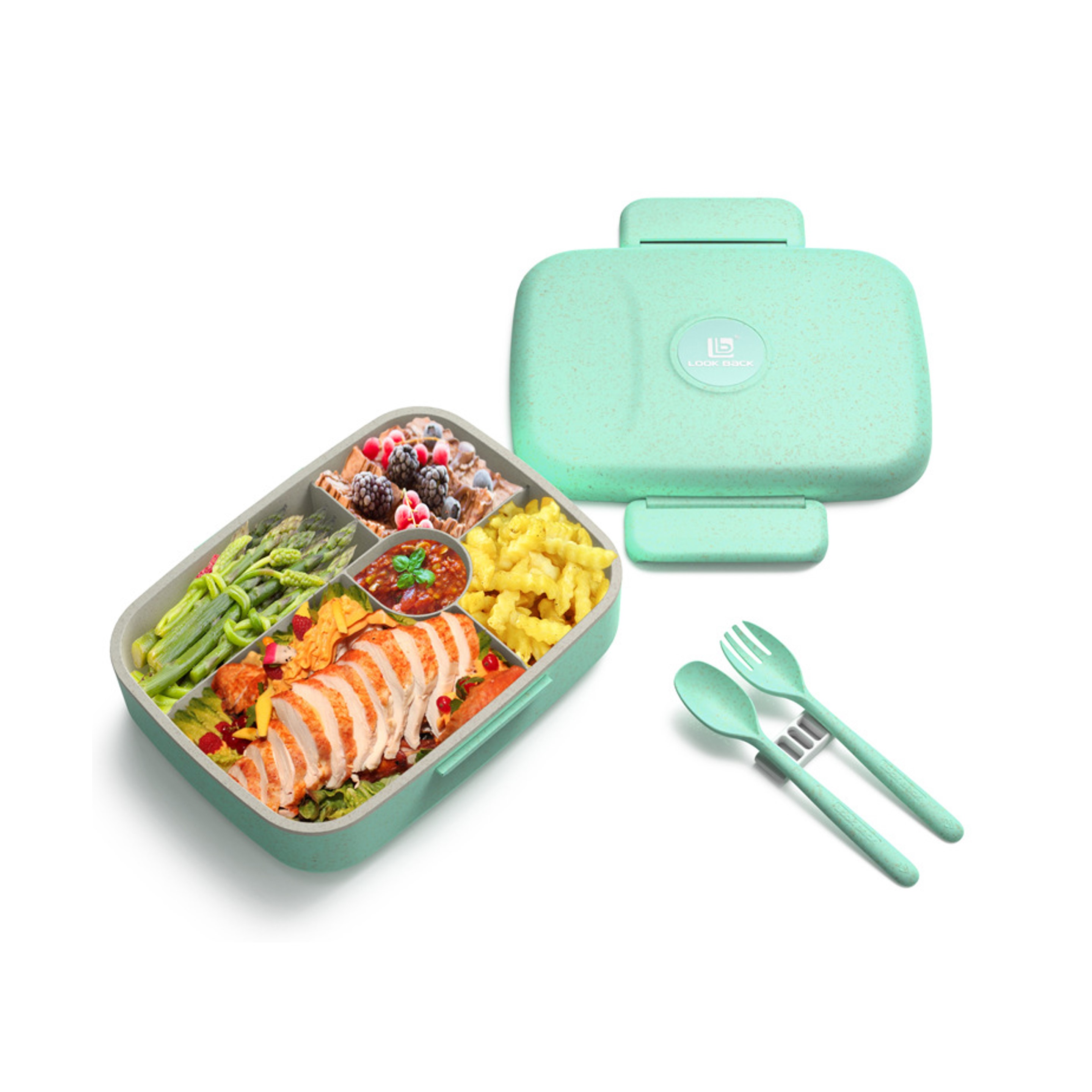 Wheat Straw Lunch Box (direct import) 4