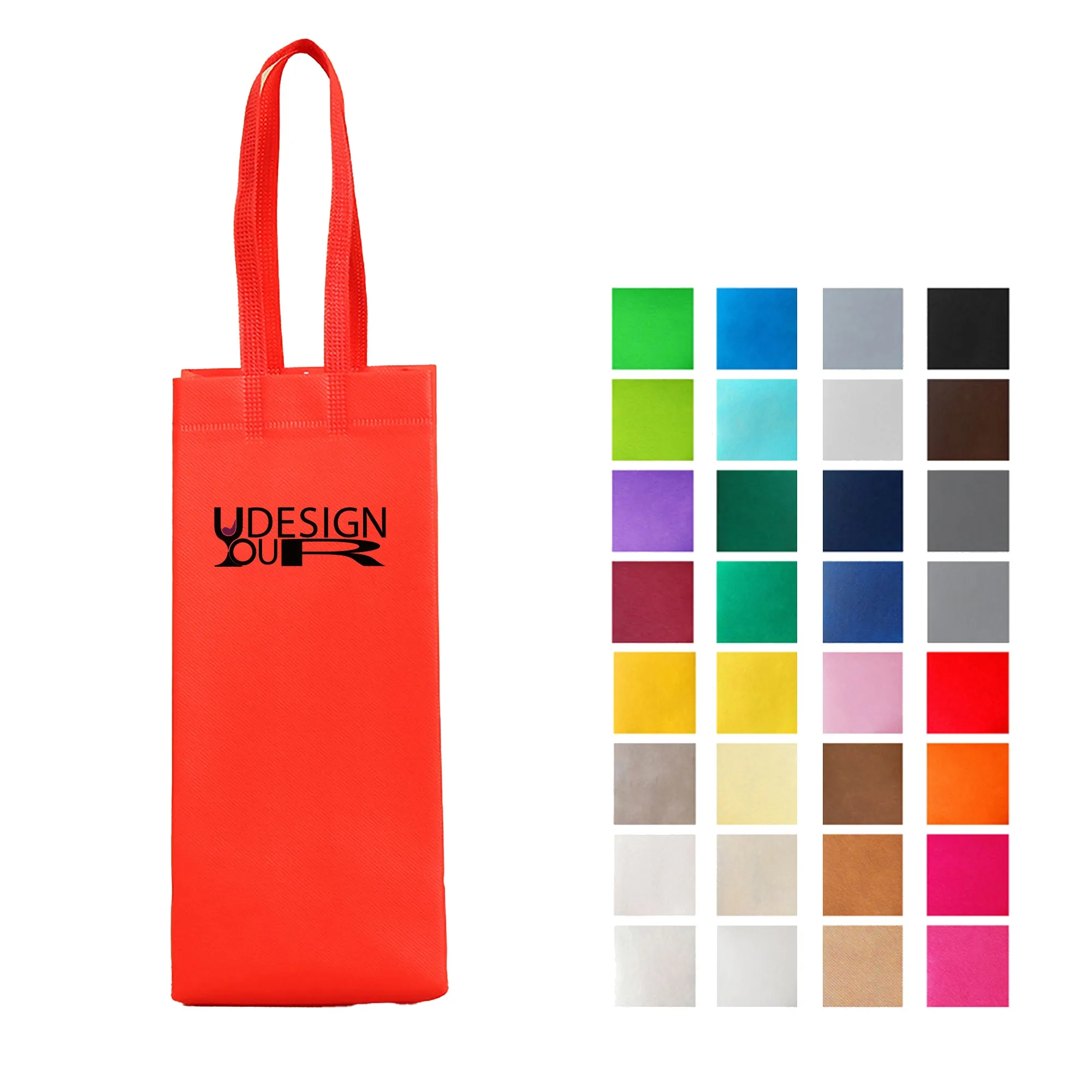 Reusable Non Woven Wine Bottle Gift Bag 3