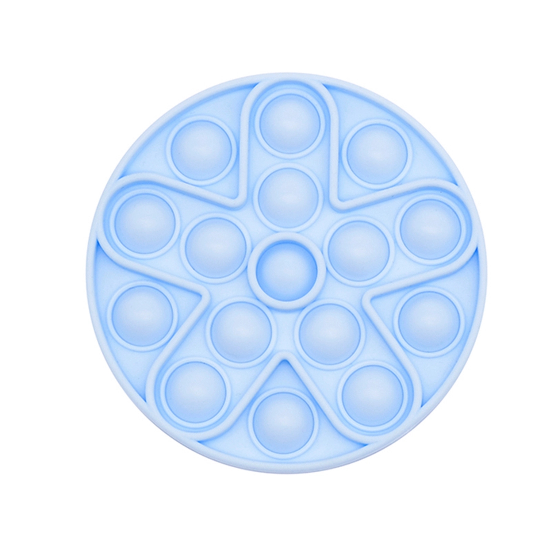 Round Silicone Push Pop Bubble Fidget Toy 6